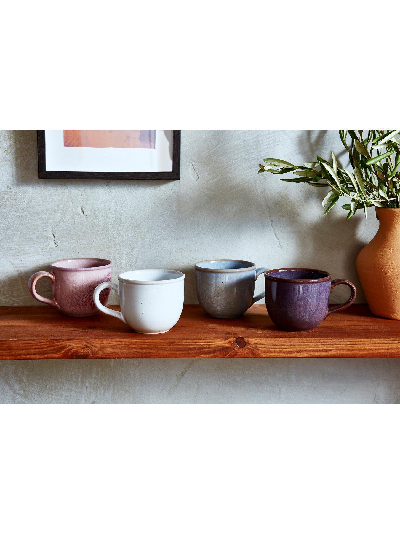 undefined Minerals Collection – Set of 4 Amethyst Mugs