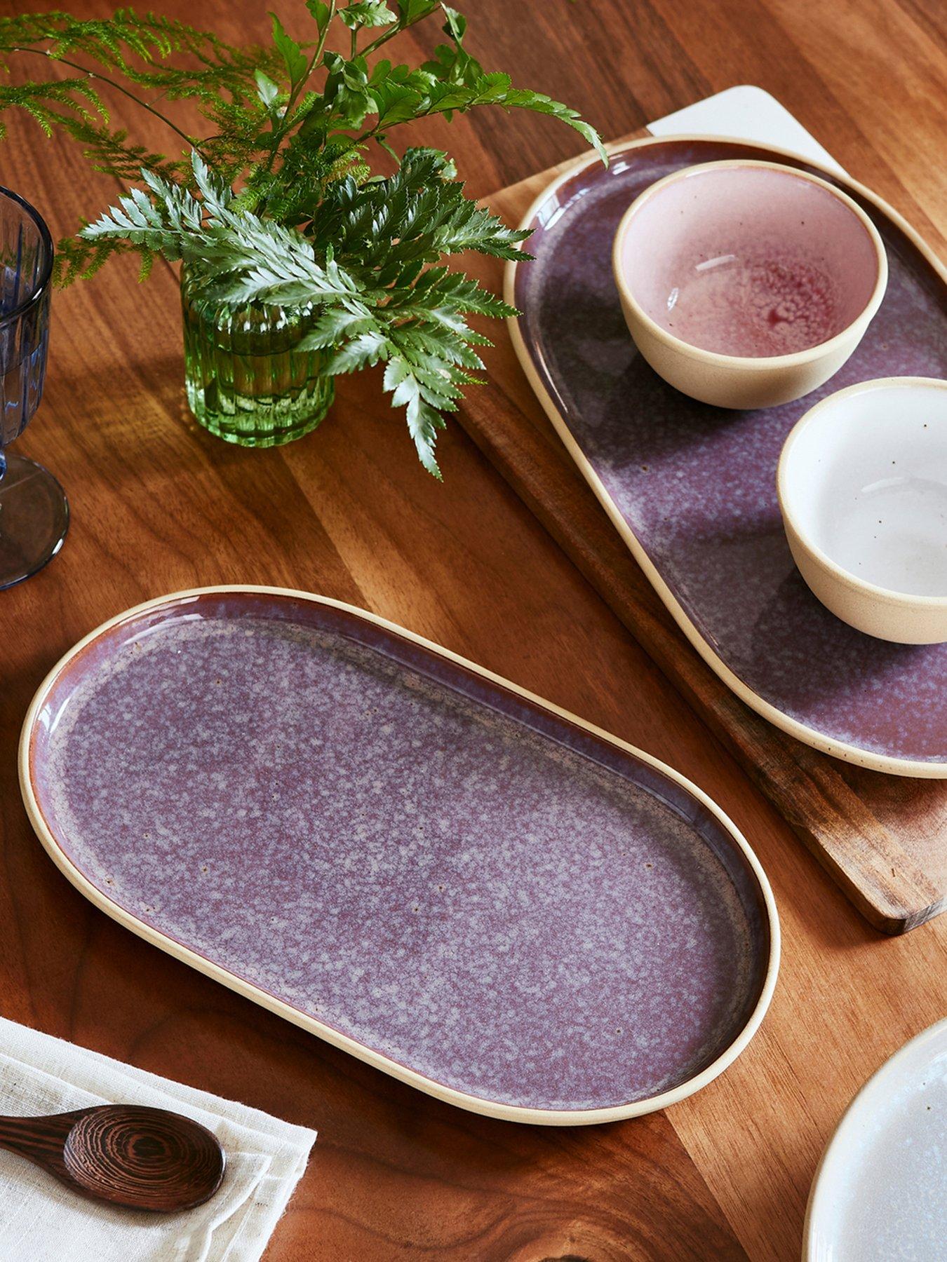 undefined Minerals Collection – Amethyst Medium Oval Platter