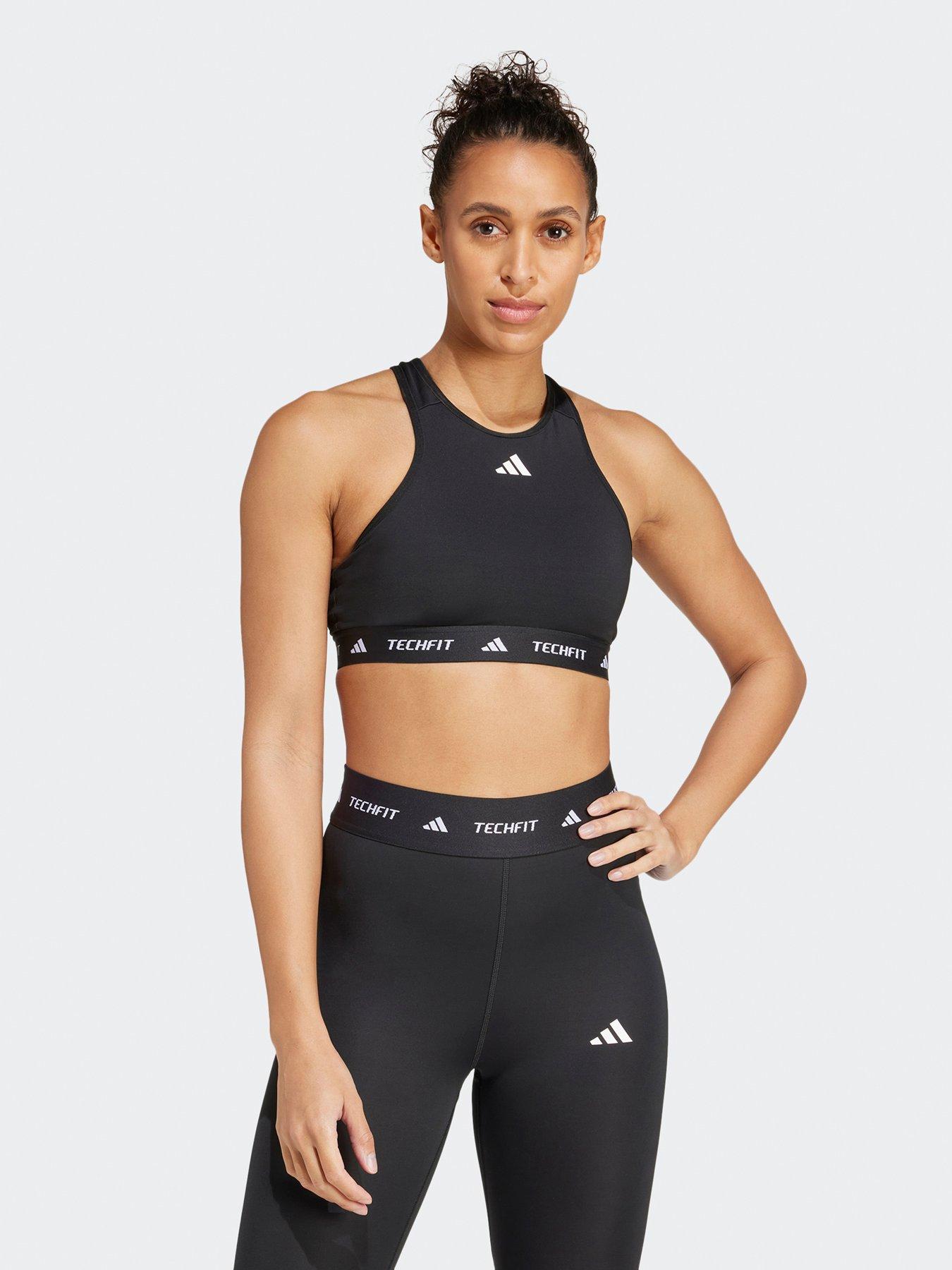 adidas-womens-training-tech-fit-medium-support-high-neck-sports-bra-black