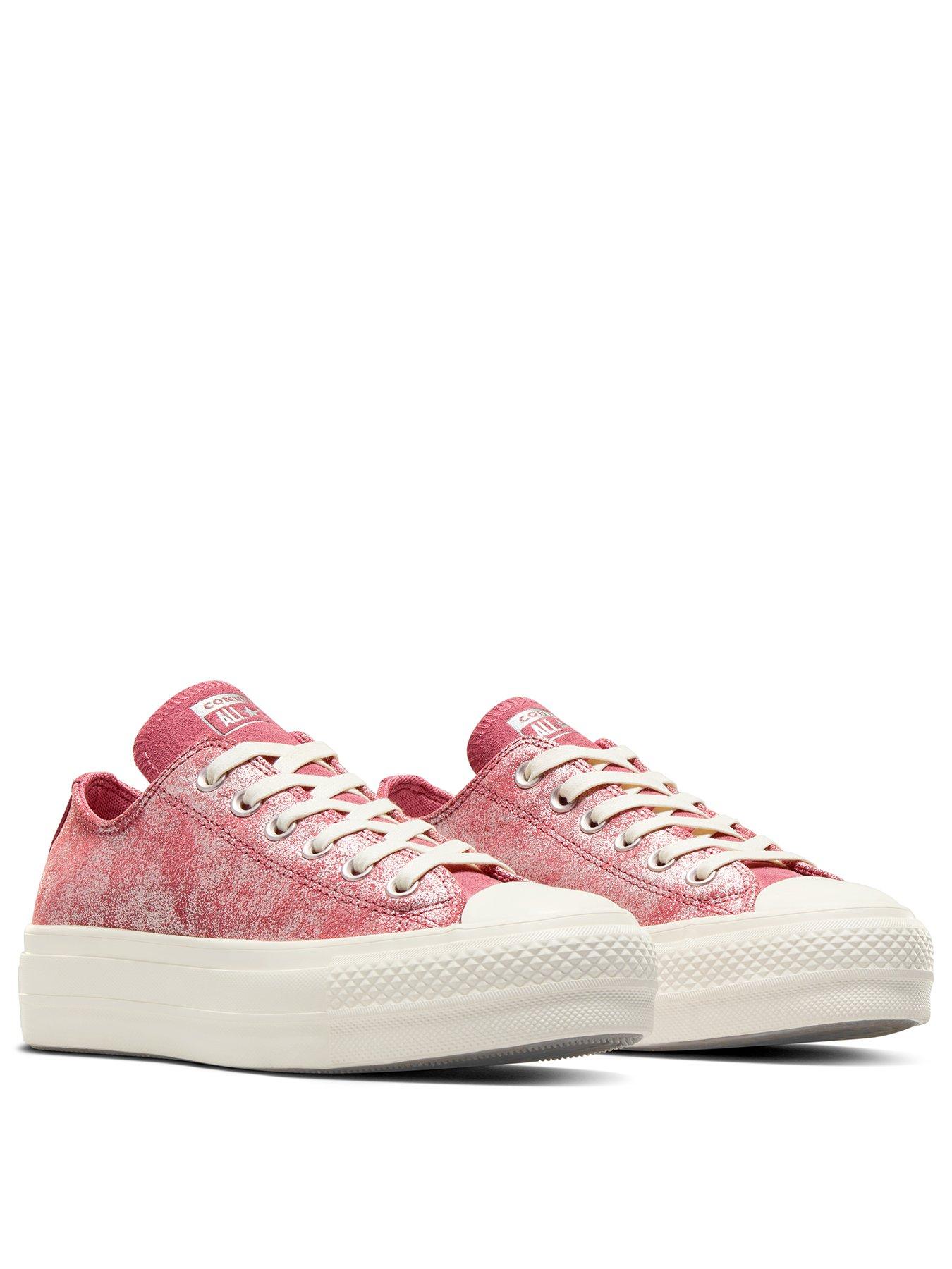 converse-womens-pretty-patina-suede-ox-trainers-pinkstillFront