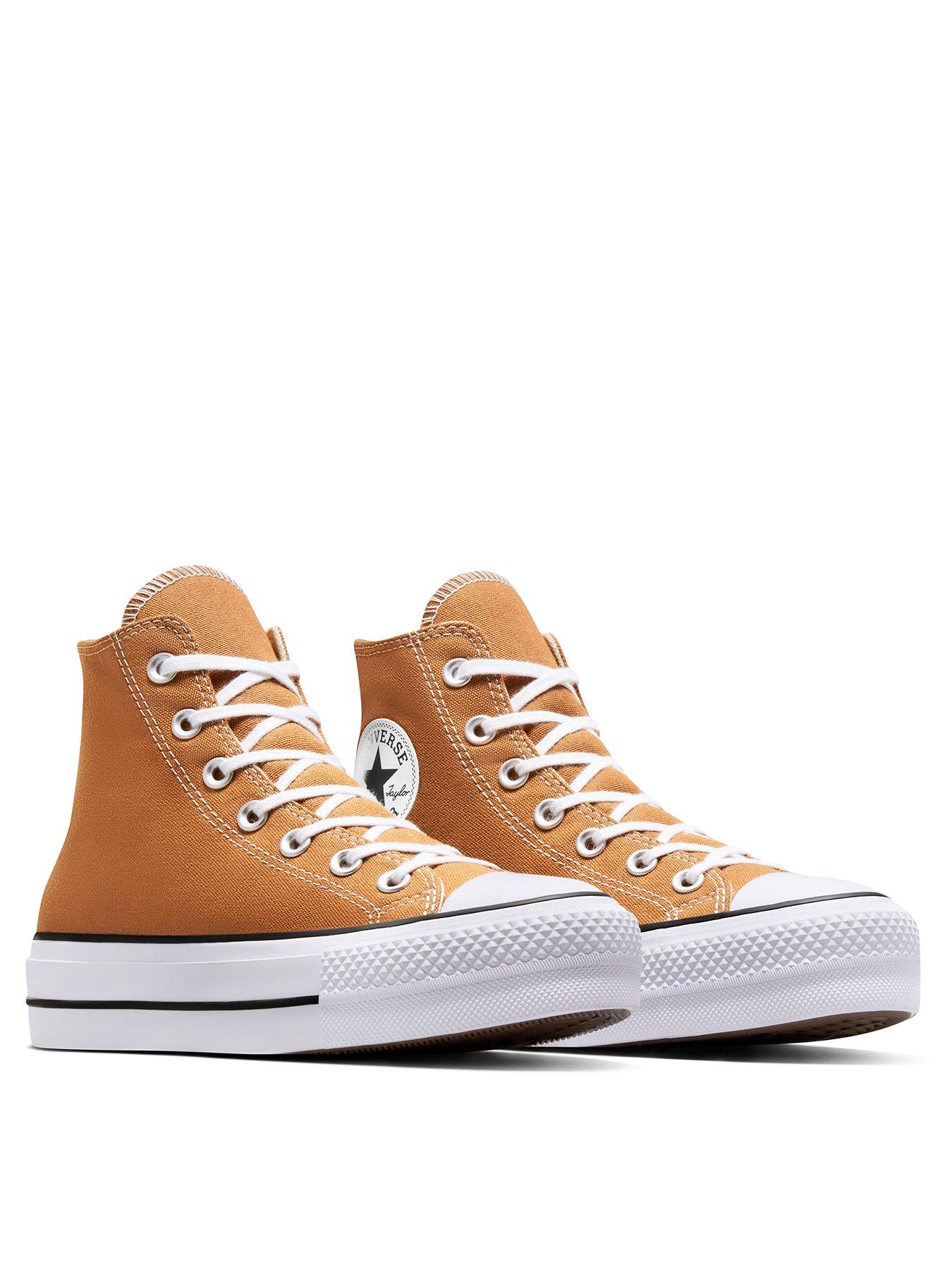 converse-womens-lift-seasonal-color-canvas-hi-trainers-brownstillFront