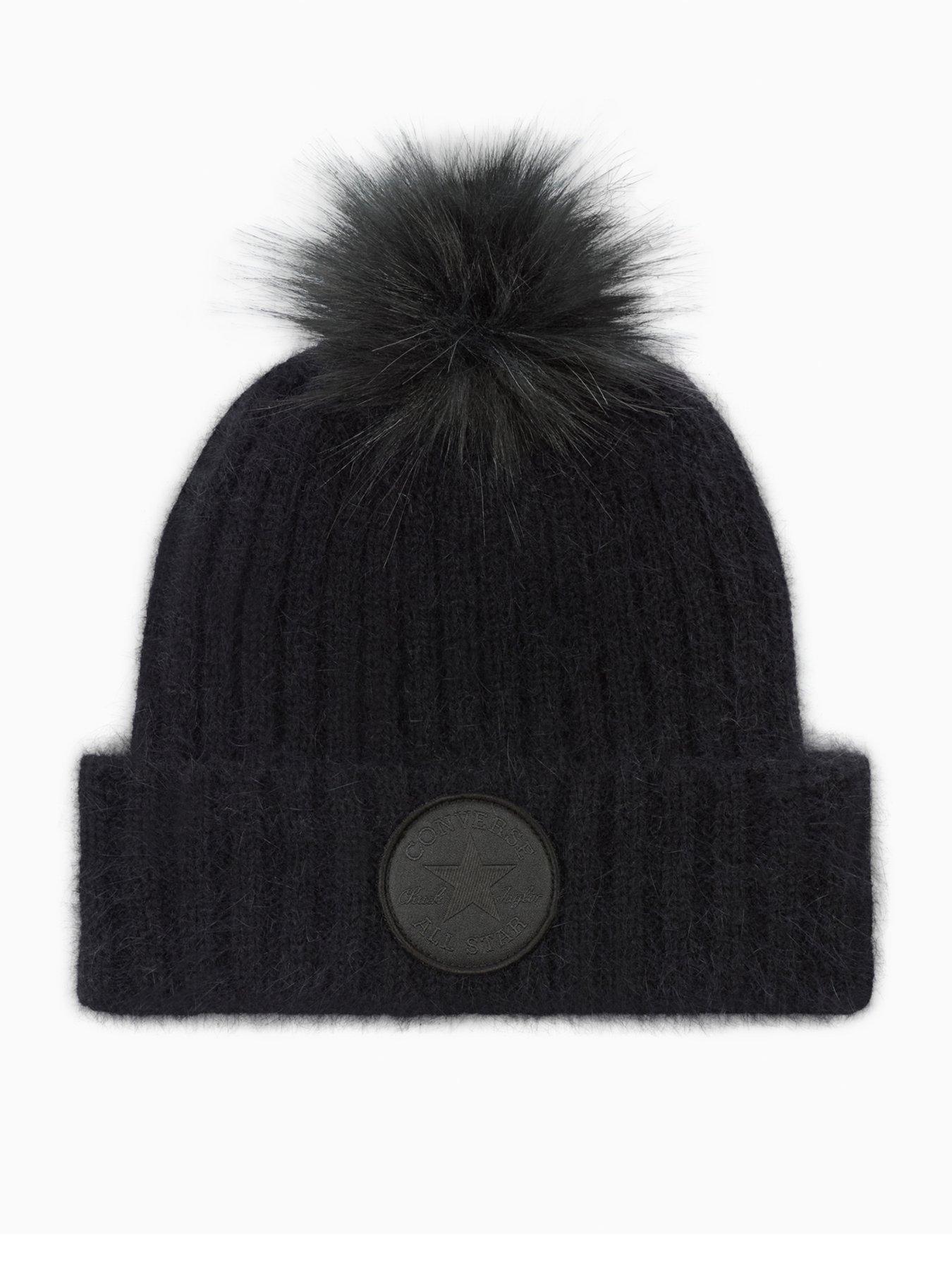 converse-unisex-tonal-pom-beanie-black