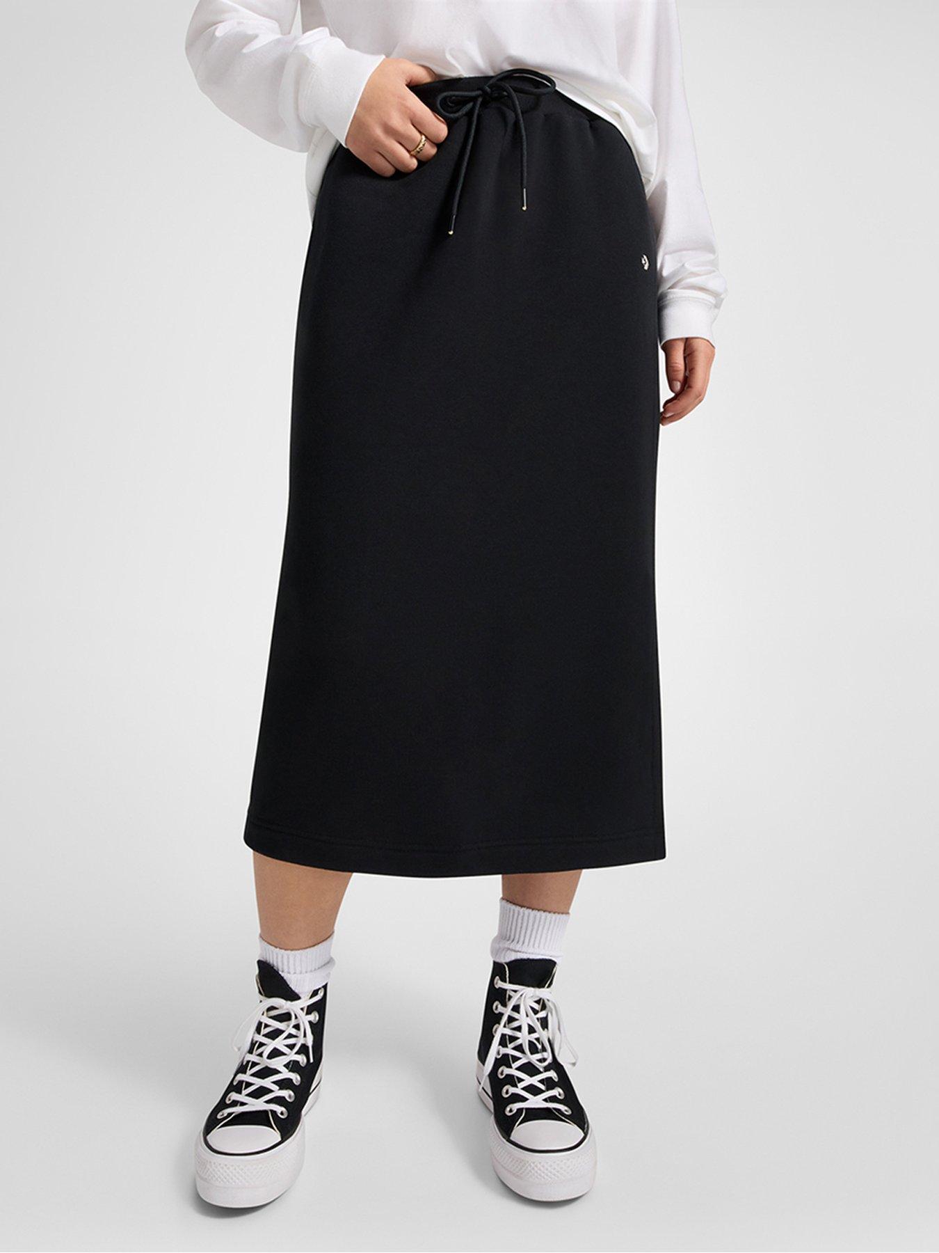 converse-womens-wordmark-long-knit-skirt-black