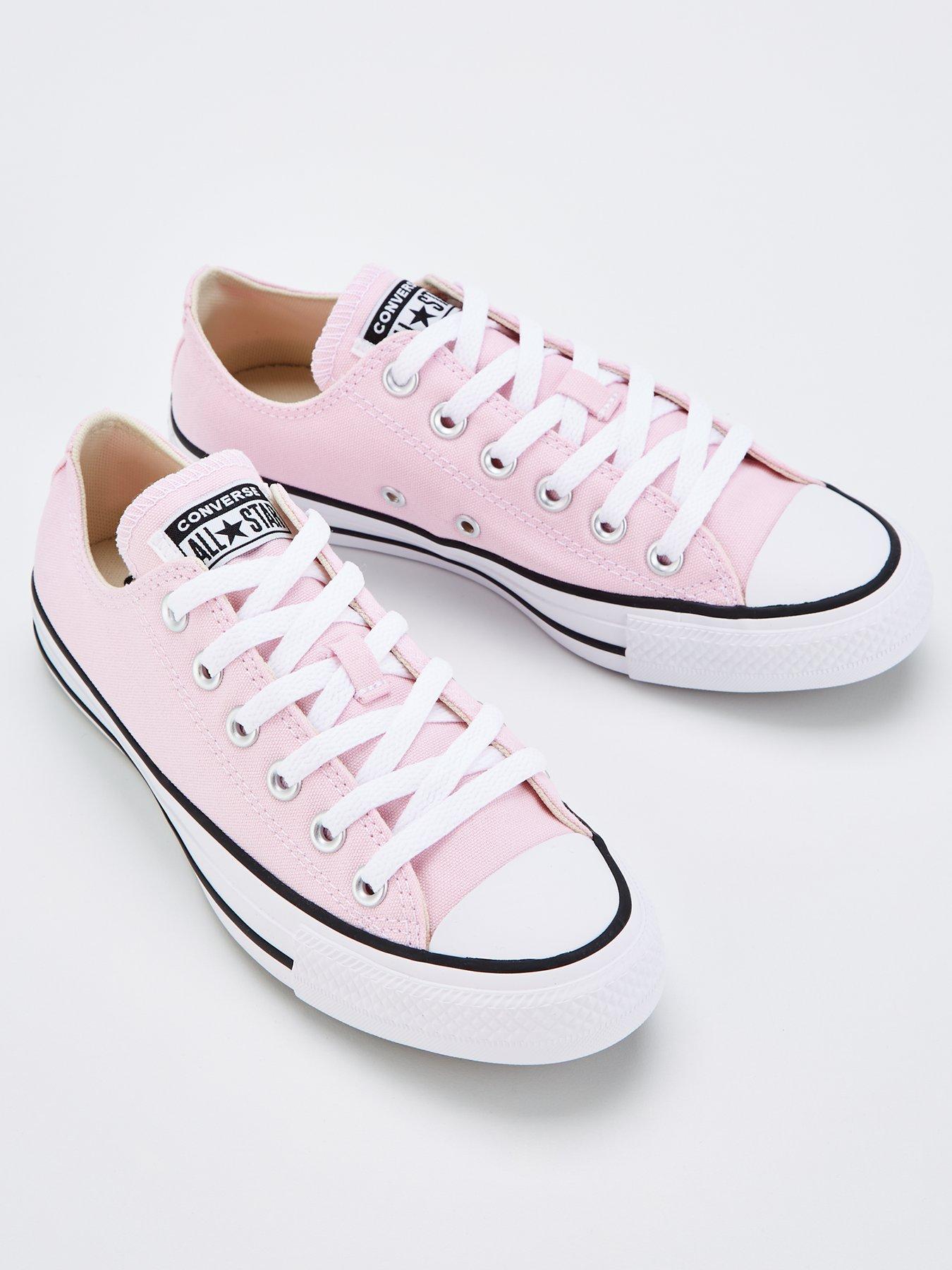 converse-womens-canvas-ox-trainers-pinkstillFront