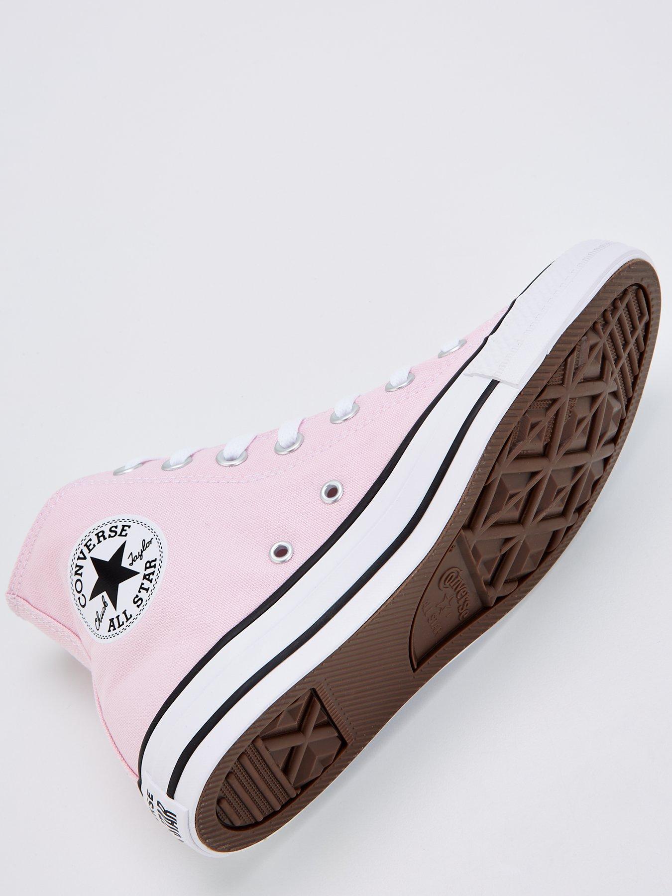 converse-womens-canvas-hi-trainers-pinkdetail