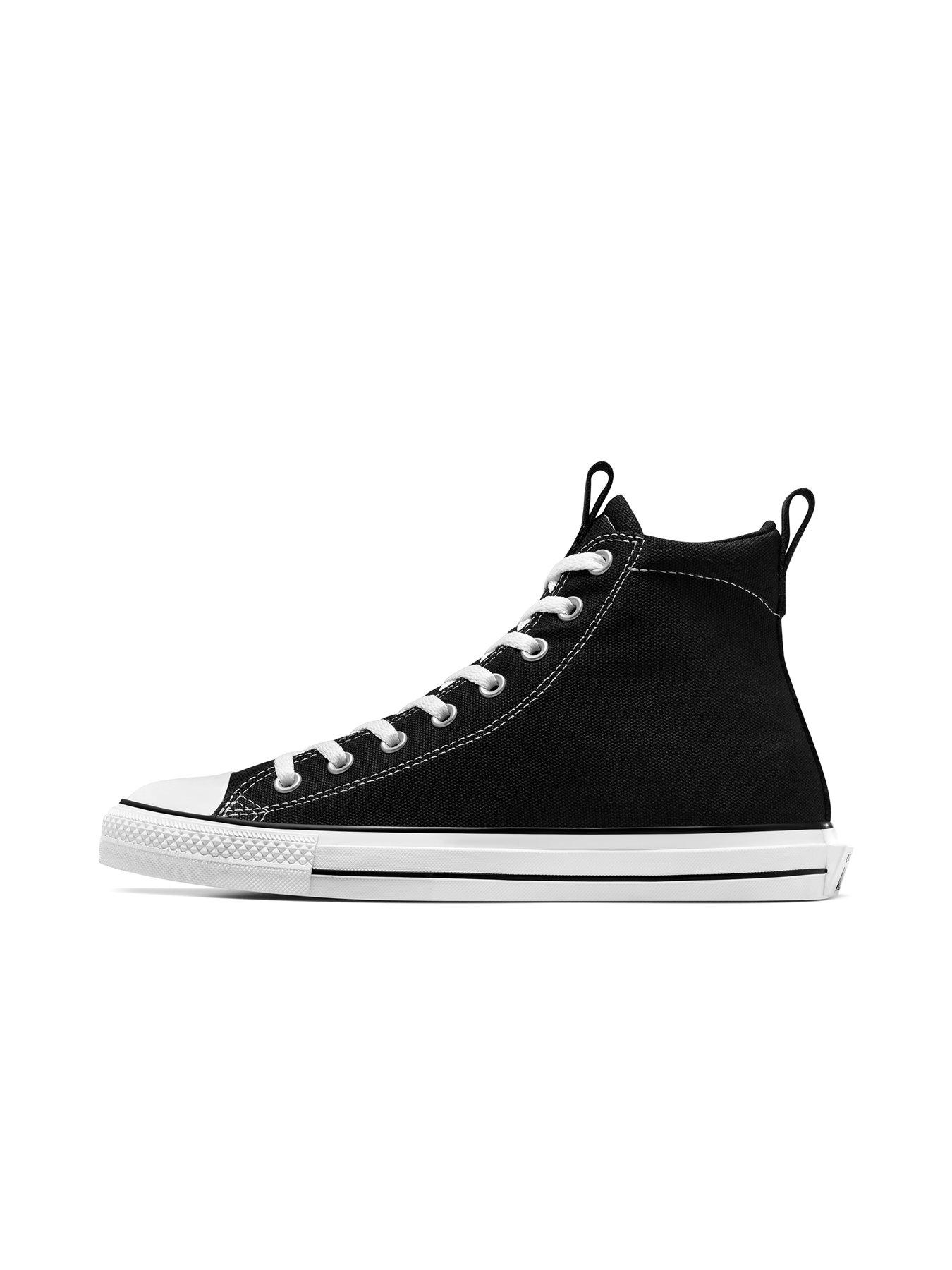 Image 6 of 7 of Converse Mens Art of Outdoor Utilitech Canvas Hi Trainers - Black/White