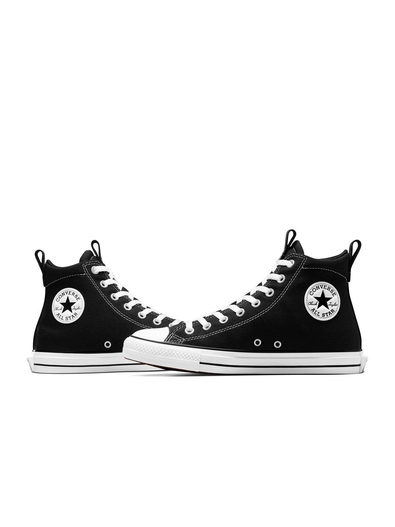 Image 7 of 7 of Converse Mens Art of Outdoor Utilitech Canvas Hi Trainers - Black/White