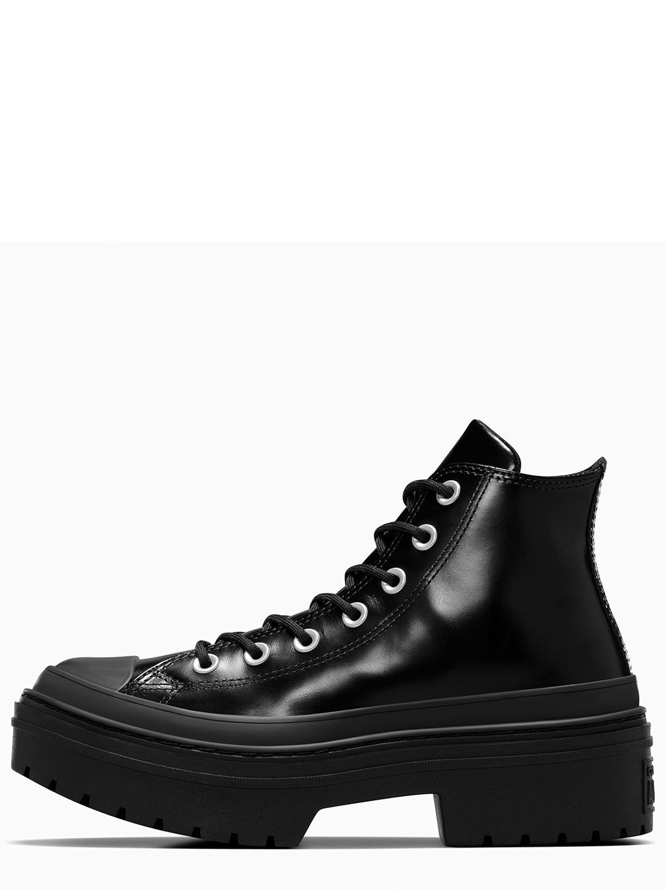 converse-womens-black-lux-chuck-taylor-all-star-lugged-heel-trainersdetail