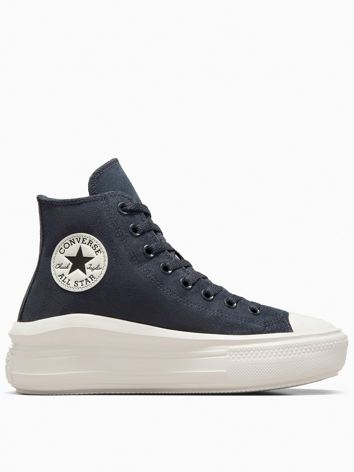 Image 1 of 7 of Converse Womens Crafted Color Chuck Taylor All Star Move Trainers - Beige