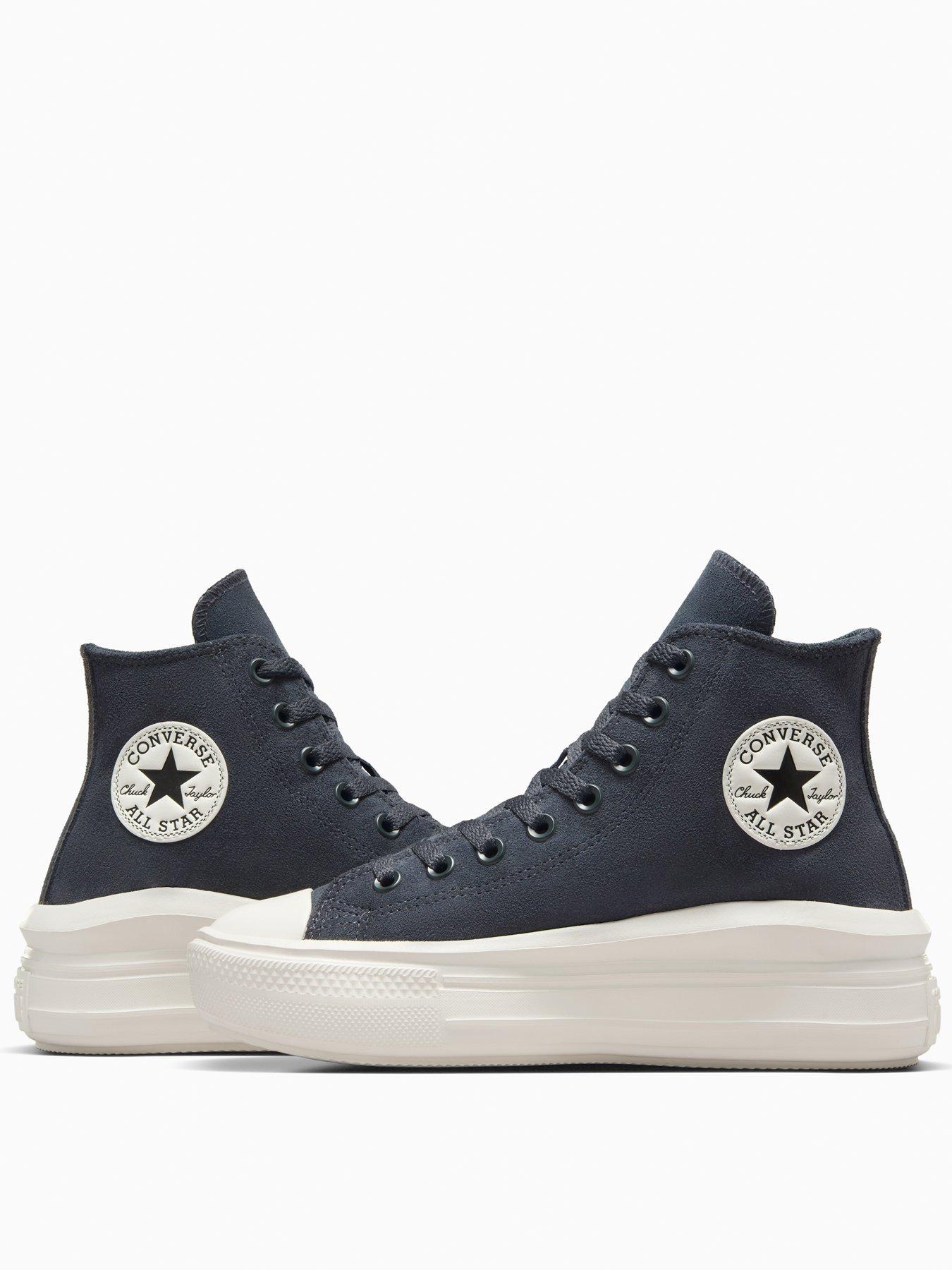 Image 6 of 7 of Converse Womens Crafted Color Chuck Taylor All Star Move Trainers - Beige