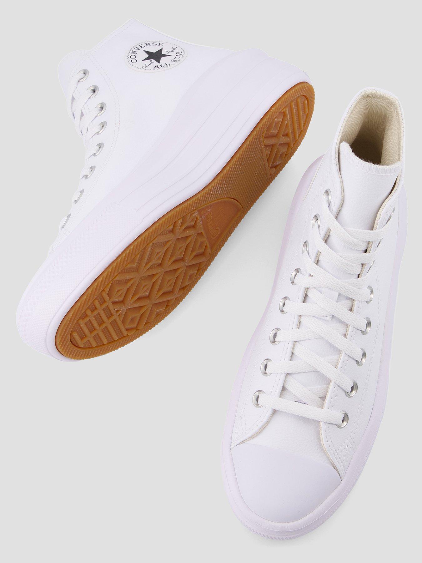 Image 3 of 7 of Converse Chuck Taylor All Star Move Trainers - White