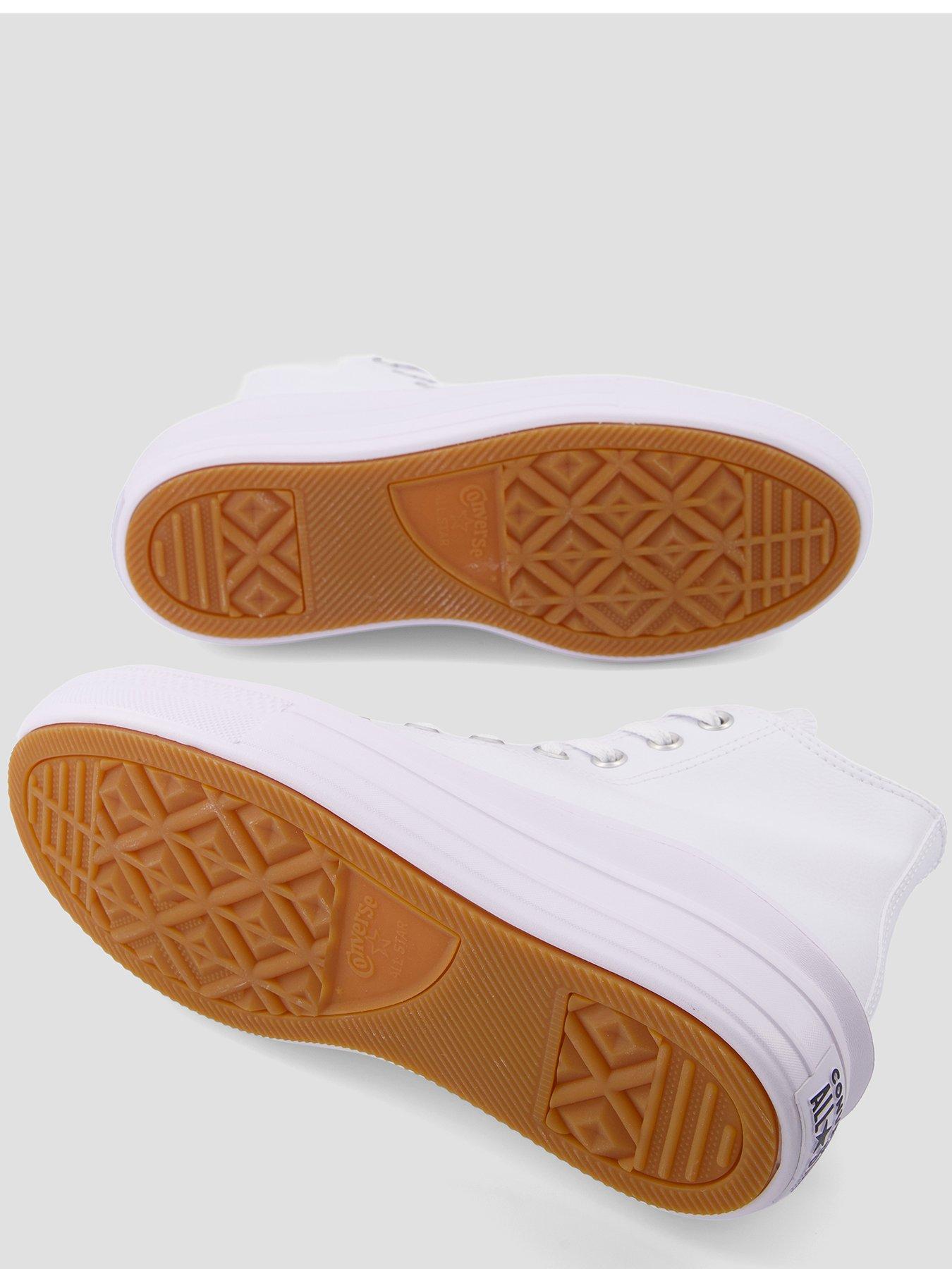 Image 4 of 7 of Converse Chuck Taylor All Star Move Trainers - White