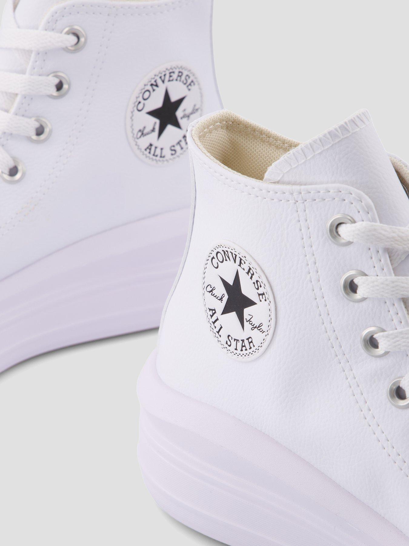 Image 5 of 7 of Converse Chuck Taylor All Star Move Trainers - White