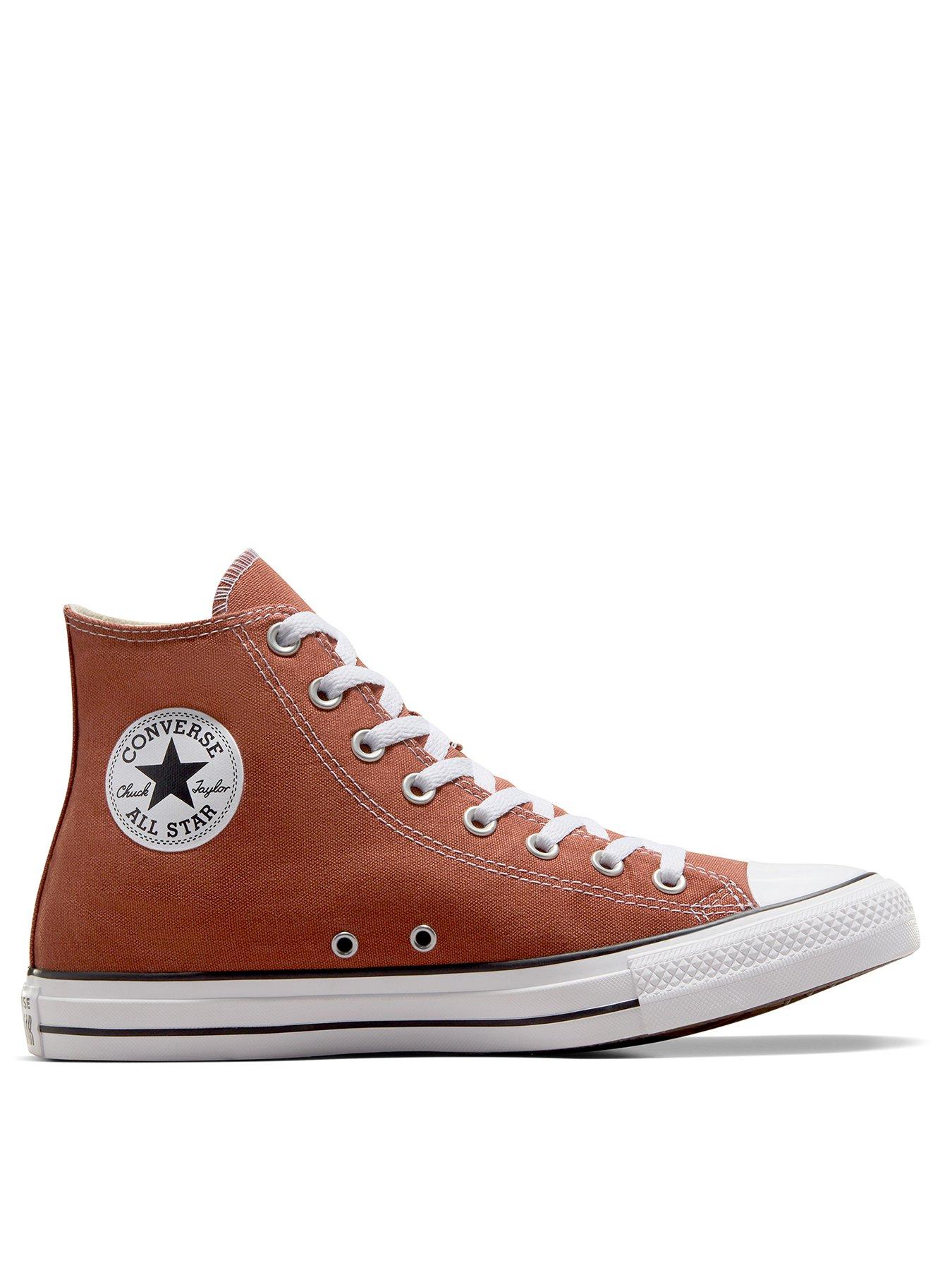 Converse Mens Canvas Hi Trainers Light Brown Very Ireland