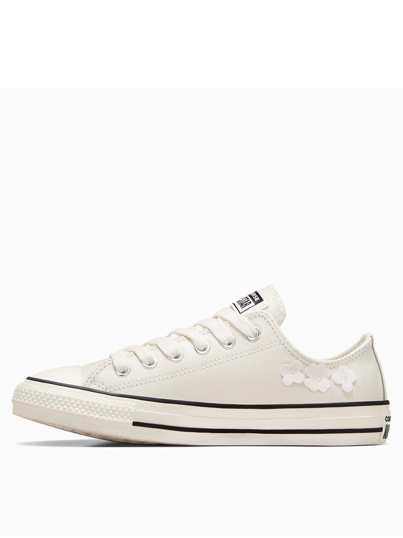 undefined Womens Metallic Ballet Leather Ox Trainers - Metallic - Multi