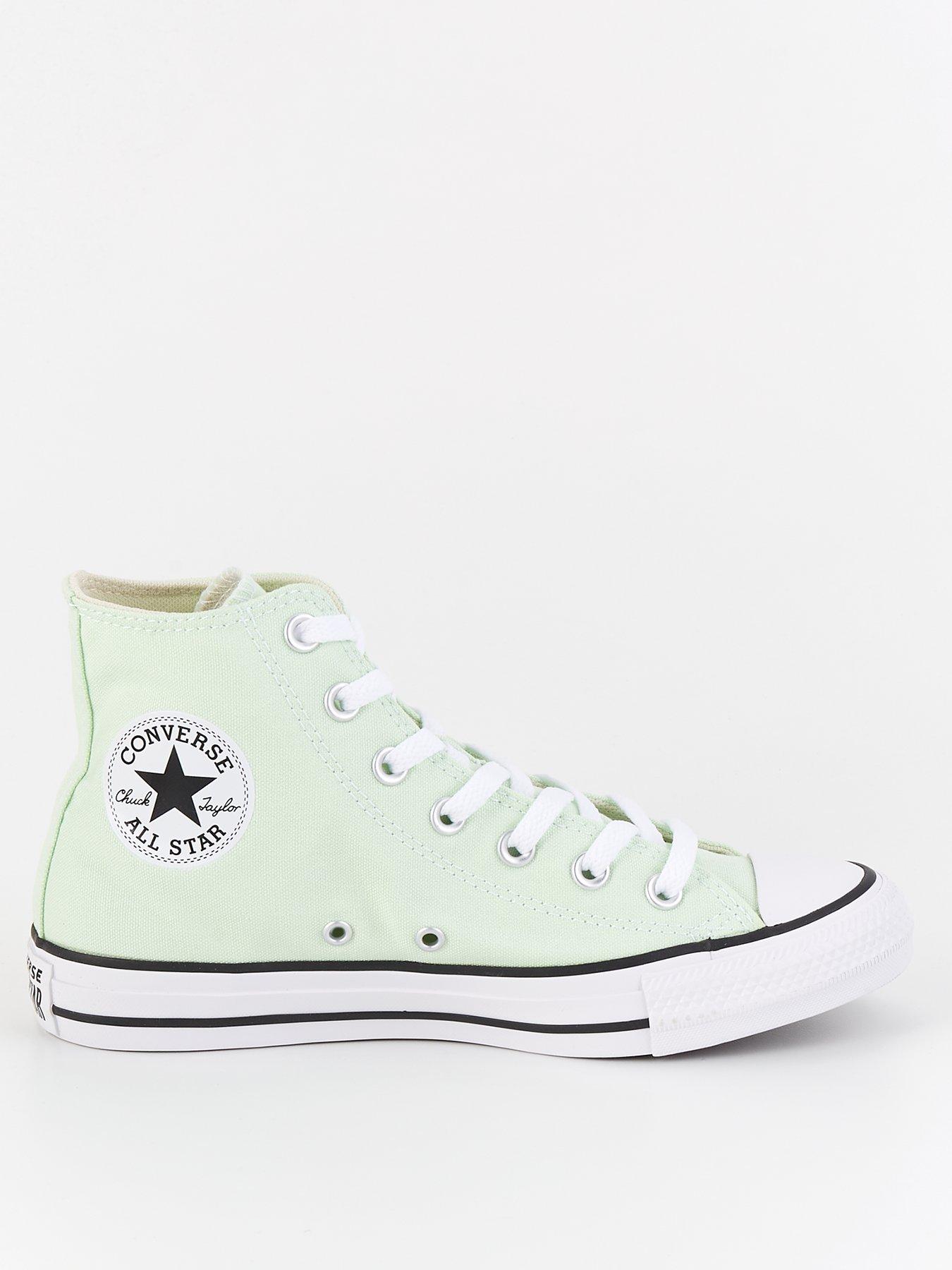 converse-womens-canvas-hi-trainers-green