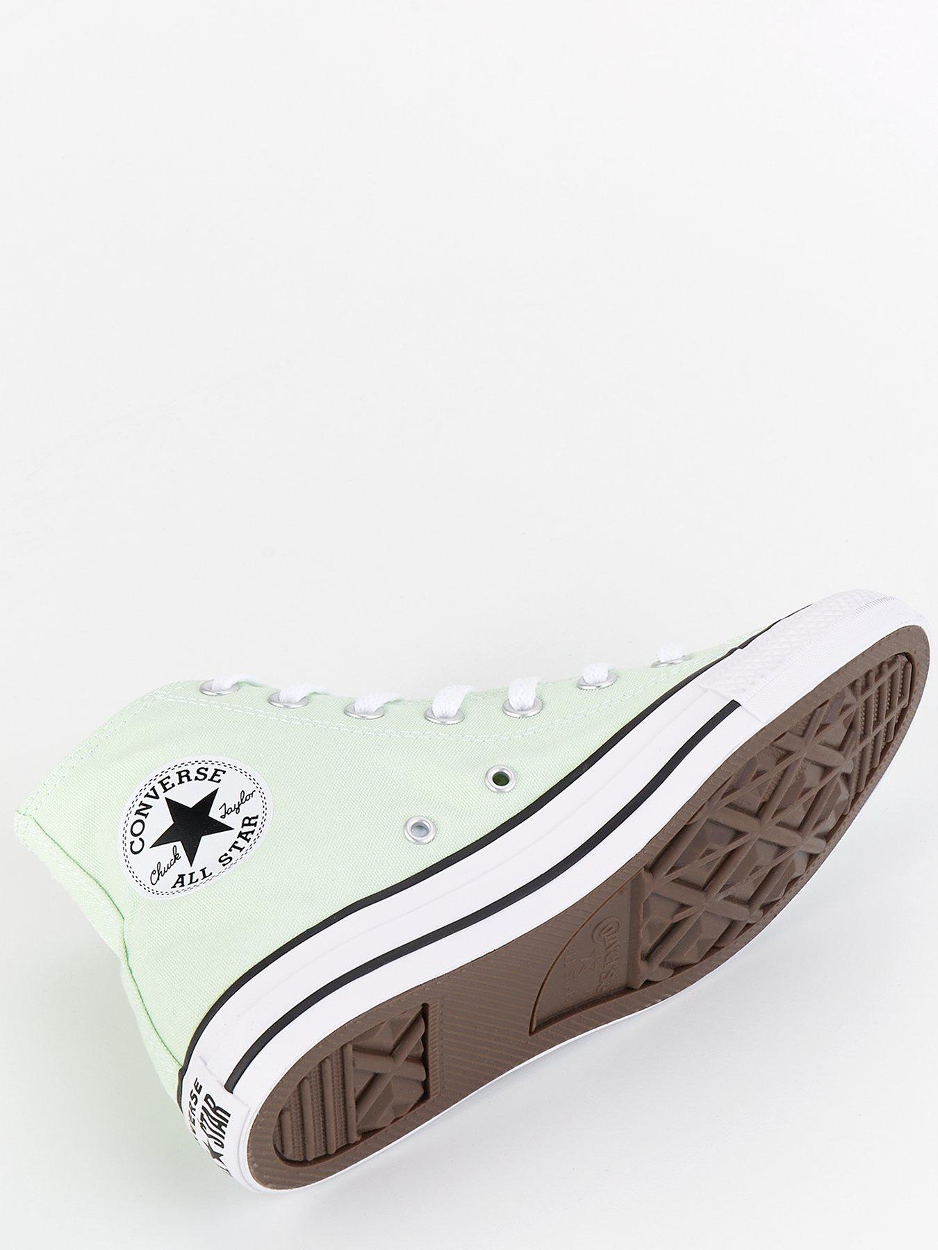 converse-womens-canvas-hi-trainers-greendetail