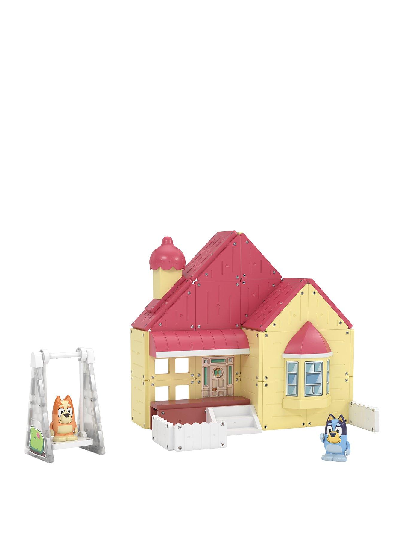 undefined Tile Town Bluey Heeler Home Magnetic Tiles Playset