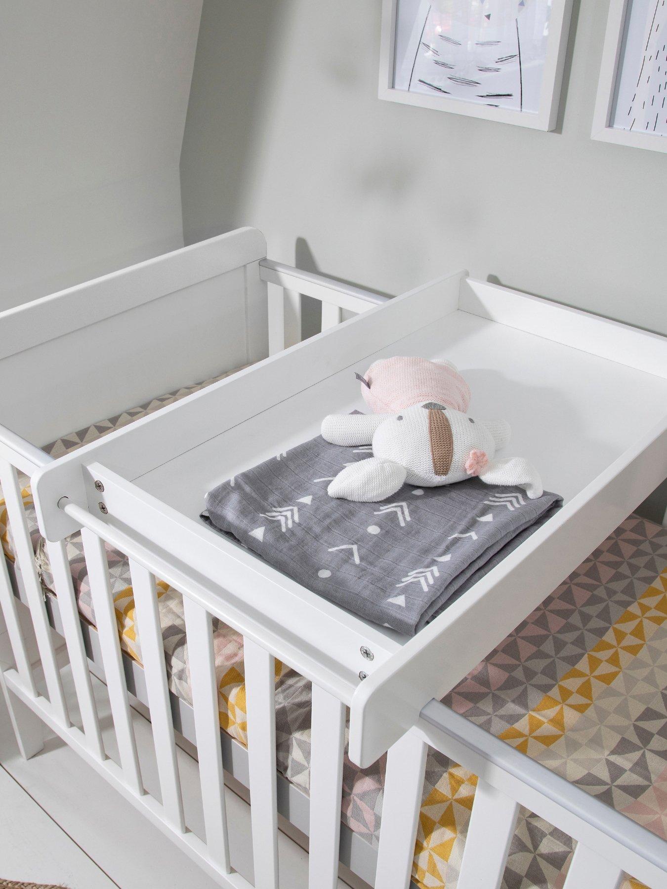 Image 3 of 5 of Tutti Bambini Rio Cot Bed with Cot Top Changer & Mattress - White