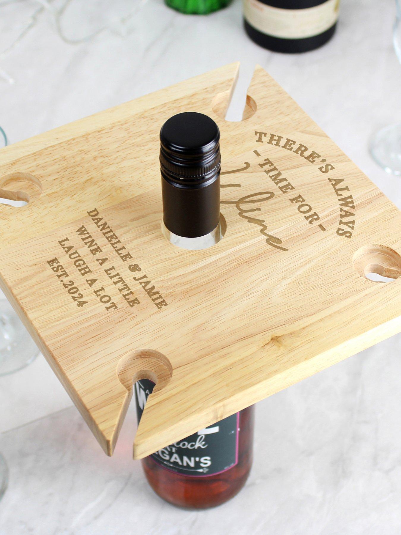 the-personalised-memento-company-personalised-four-wine-glass-holder-bottle-holderback