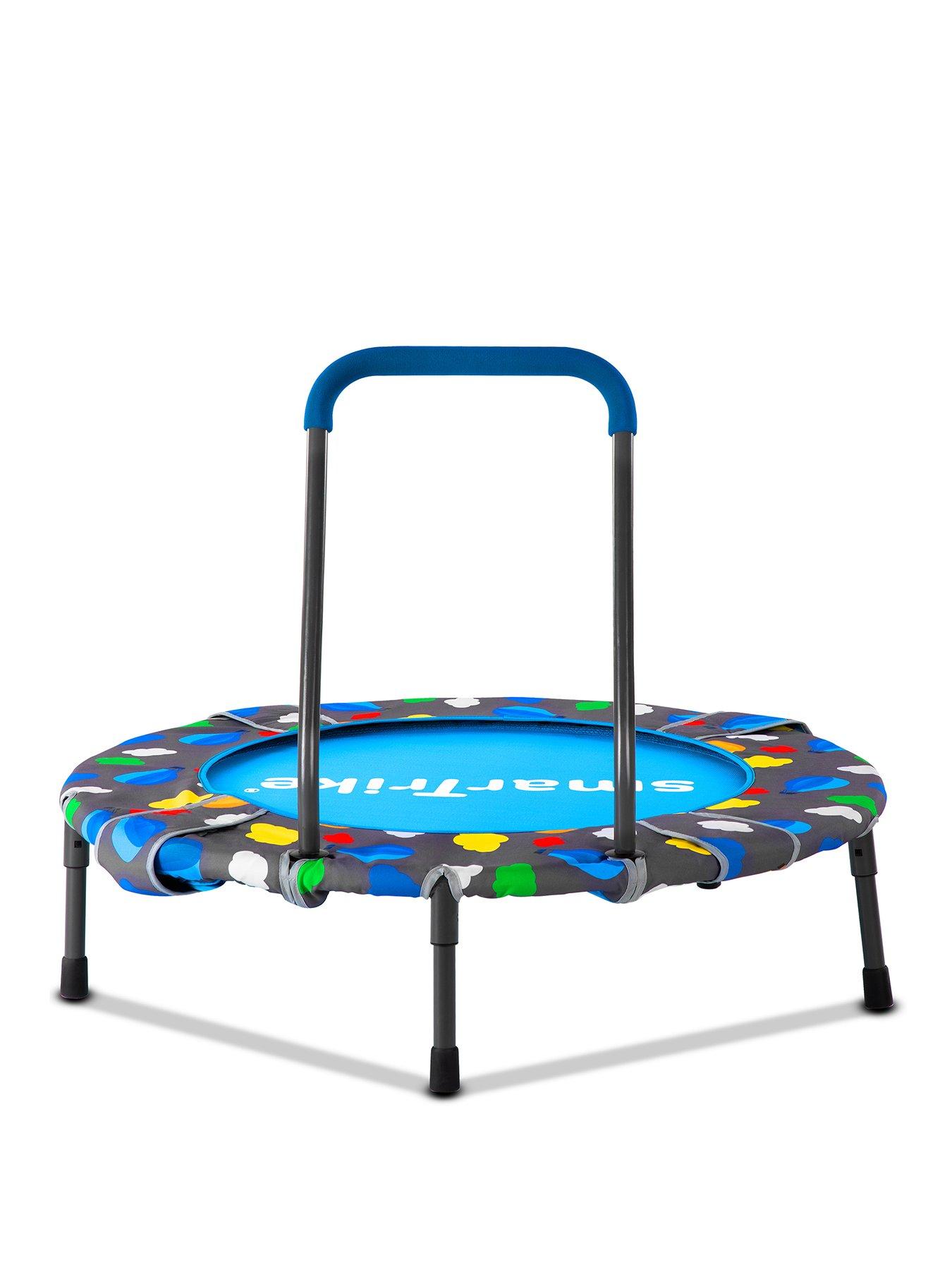 Image 1 of 8 of Smartrike Activity Centre 3 in 1 Trampoline and Activity Centre - Blue