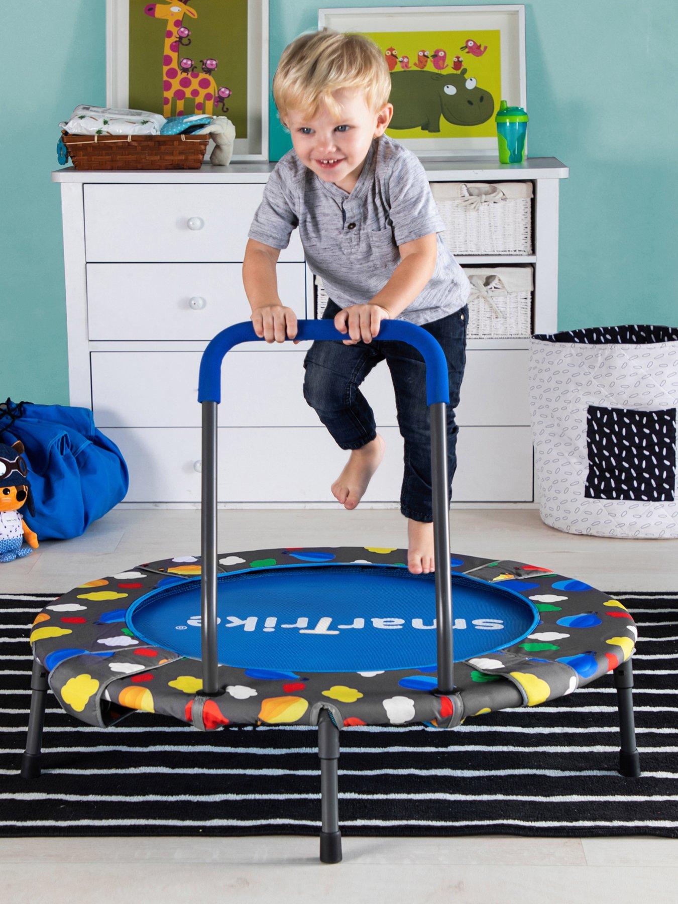 Image 4 of 8 of Smartrike Activity Centre 3 in 1 Trampoline and Activity Centre - Blue