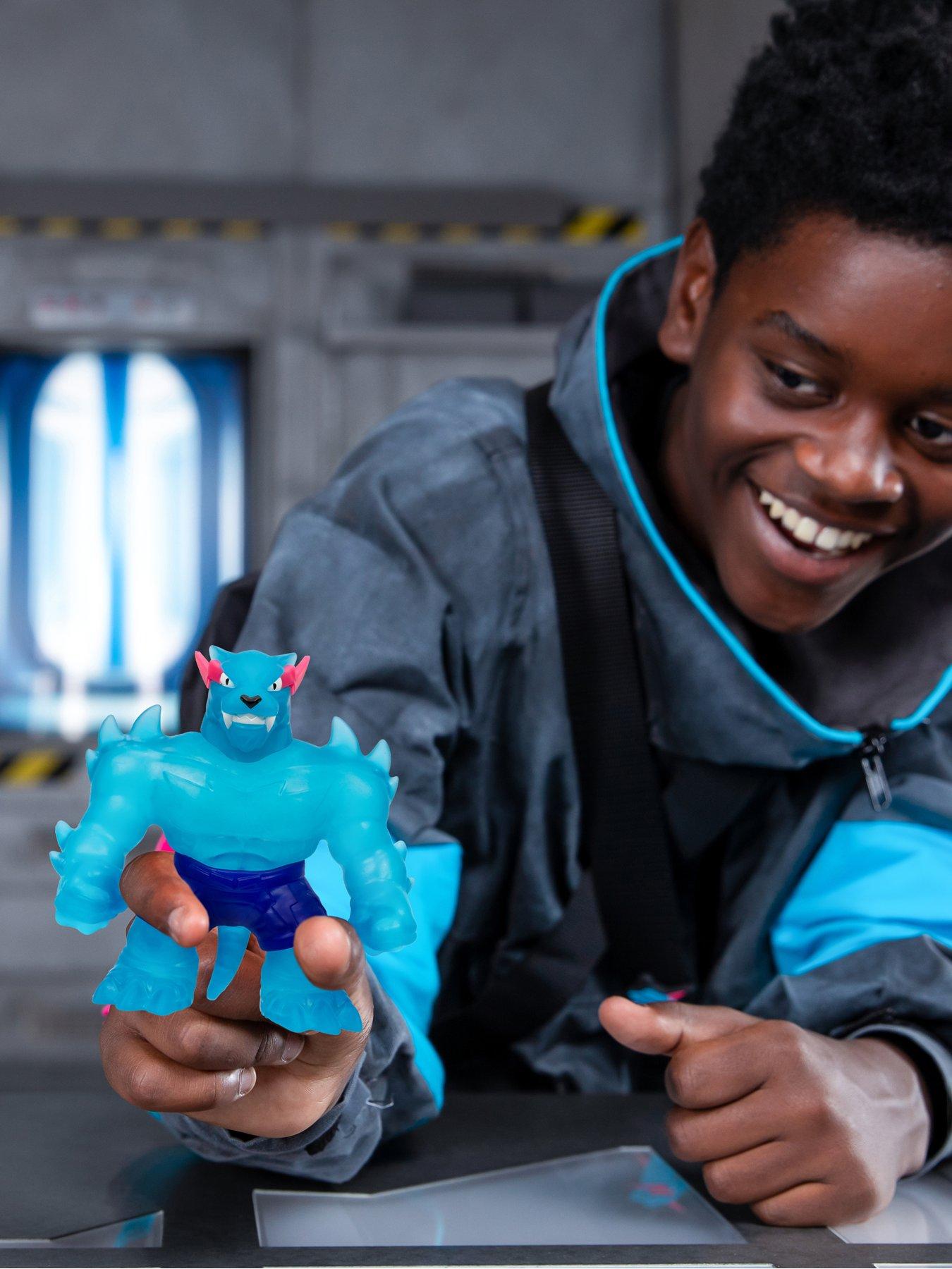 Image 2 of 7 of Beast Lab Heroes of Goo Jit Zu MrBeast Lab Stretchy Hero Hypercharged Panther Figure