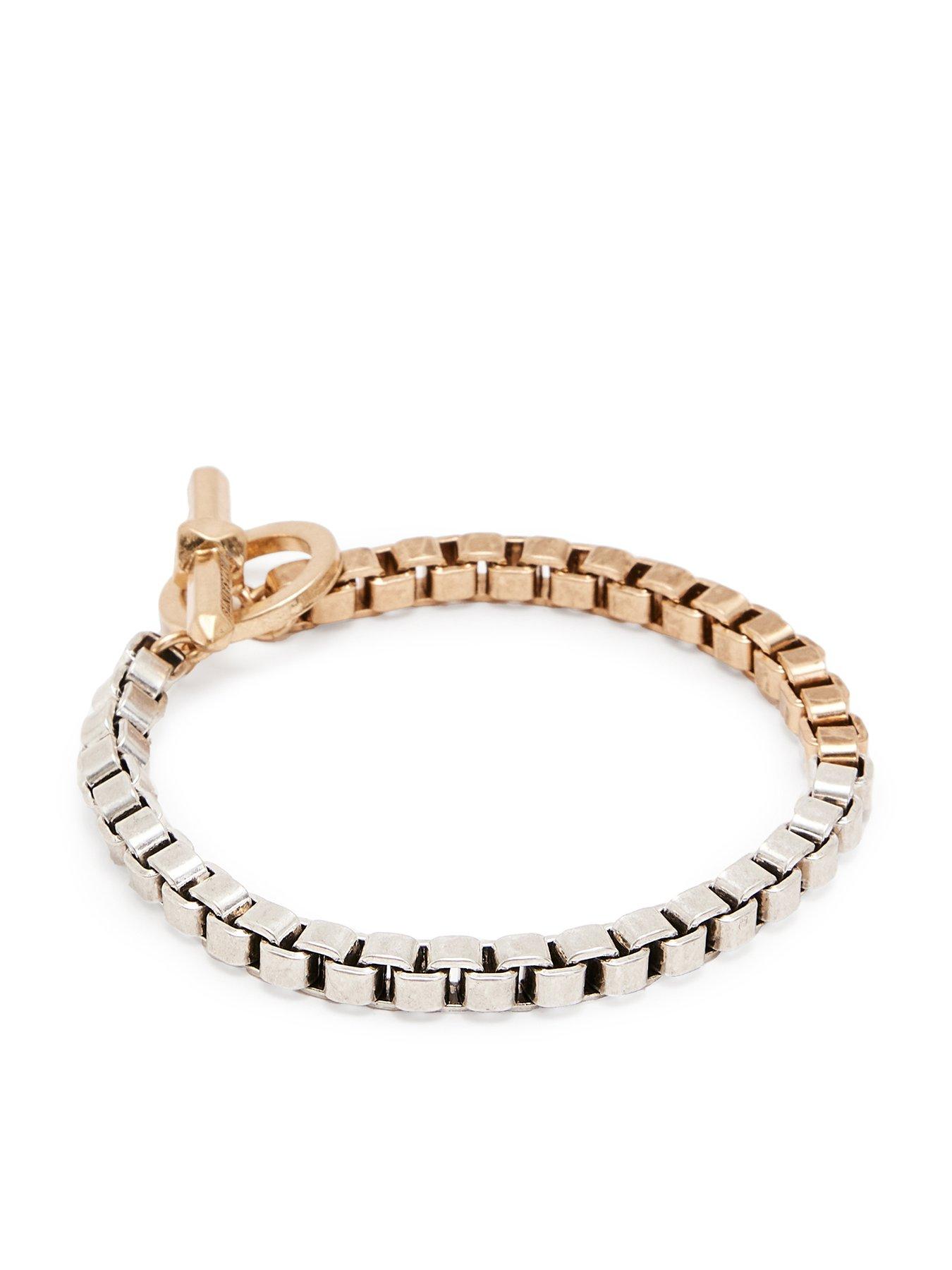 allsaints-box-chain-toggle-bracelet-gold