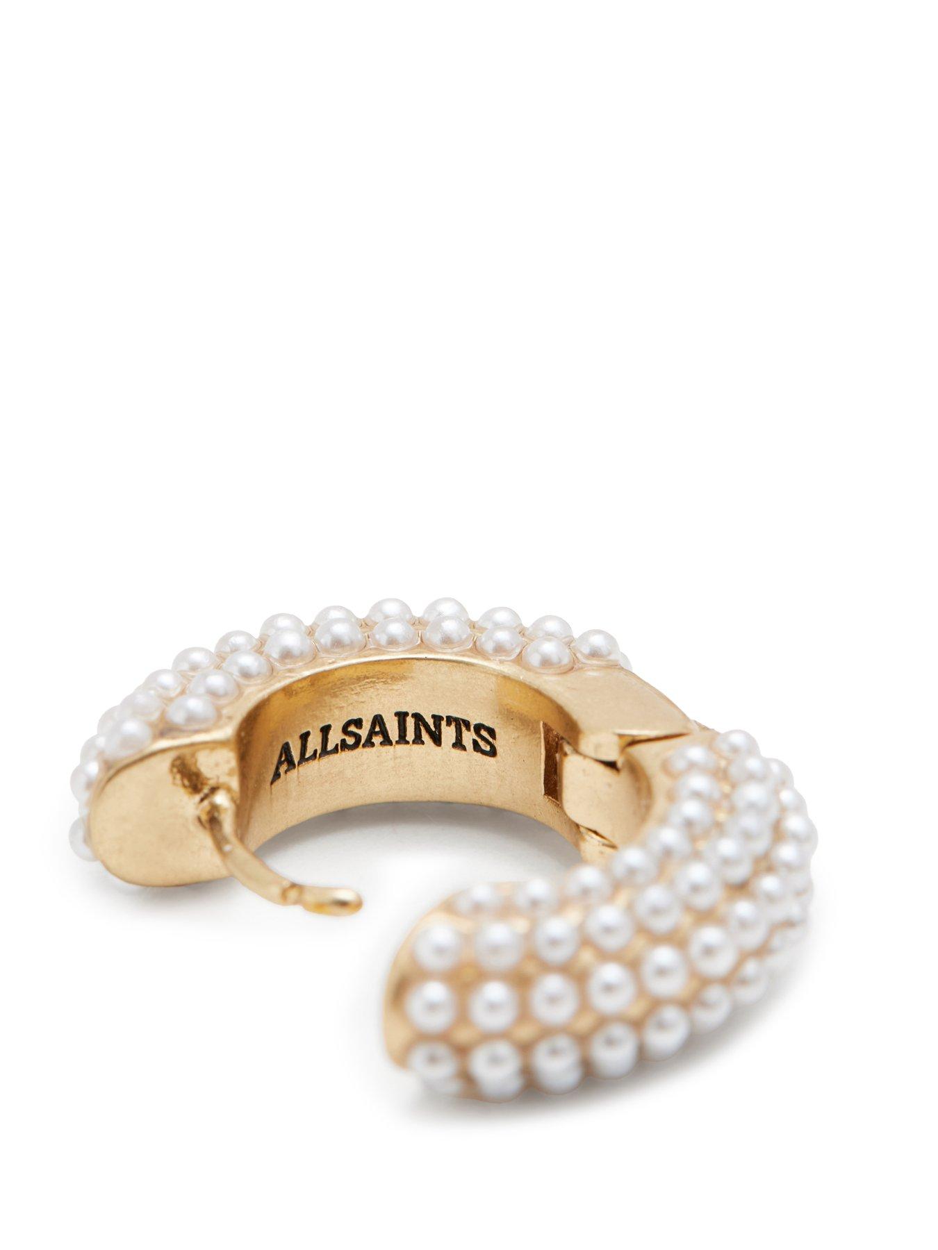 allsaints-chunky-pearl-hoop-earrings-goldoutfit