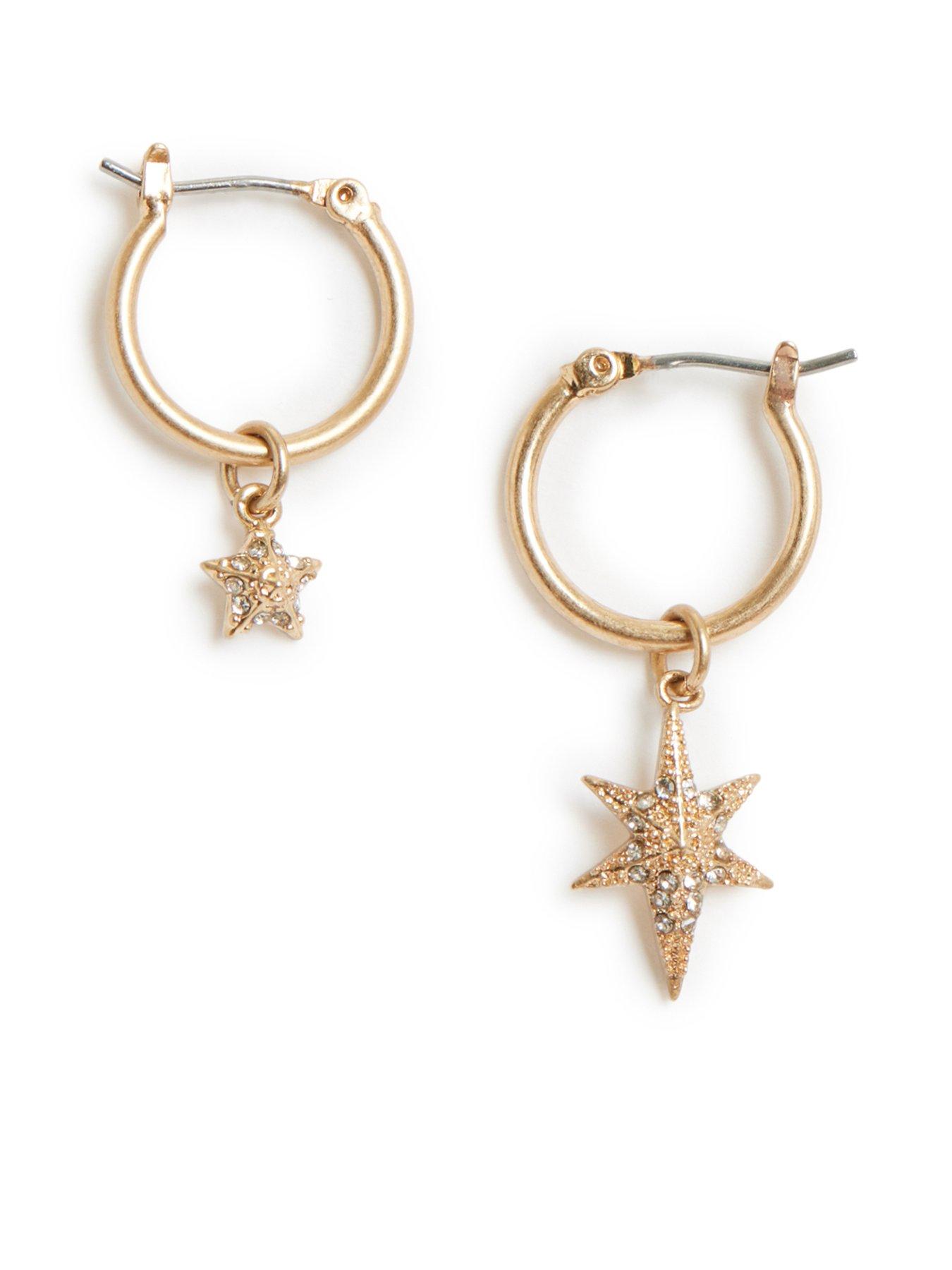 allsaints-allsaints-star-huggie-earrings-gold