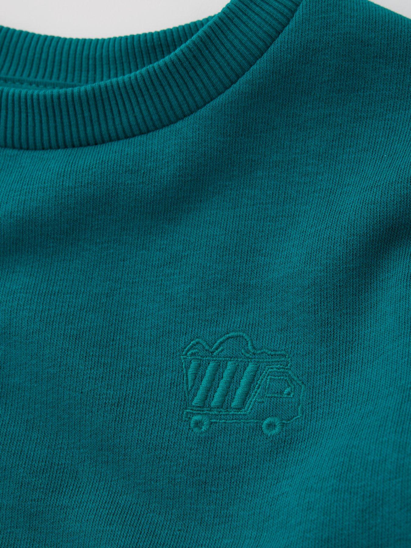Image 3 of 4 of Everyday Boys Sweat Top And Jog Set - Green