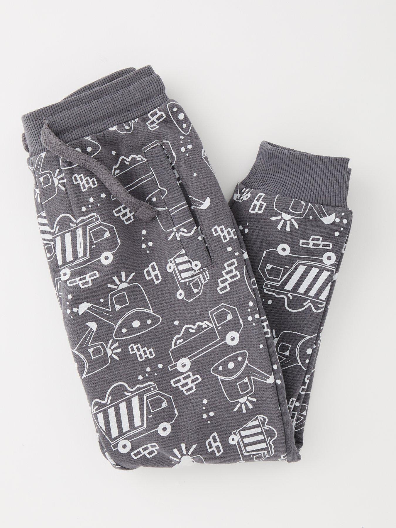 Image 4 of 4 of Mini V by Very Boys Transport Print Jogger - Multi