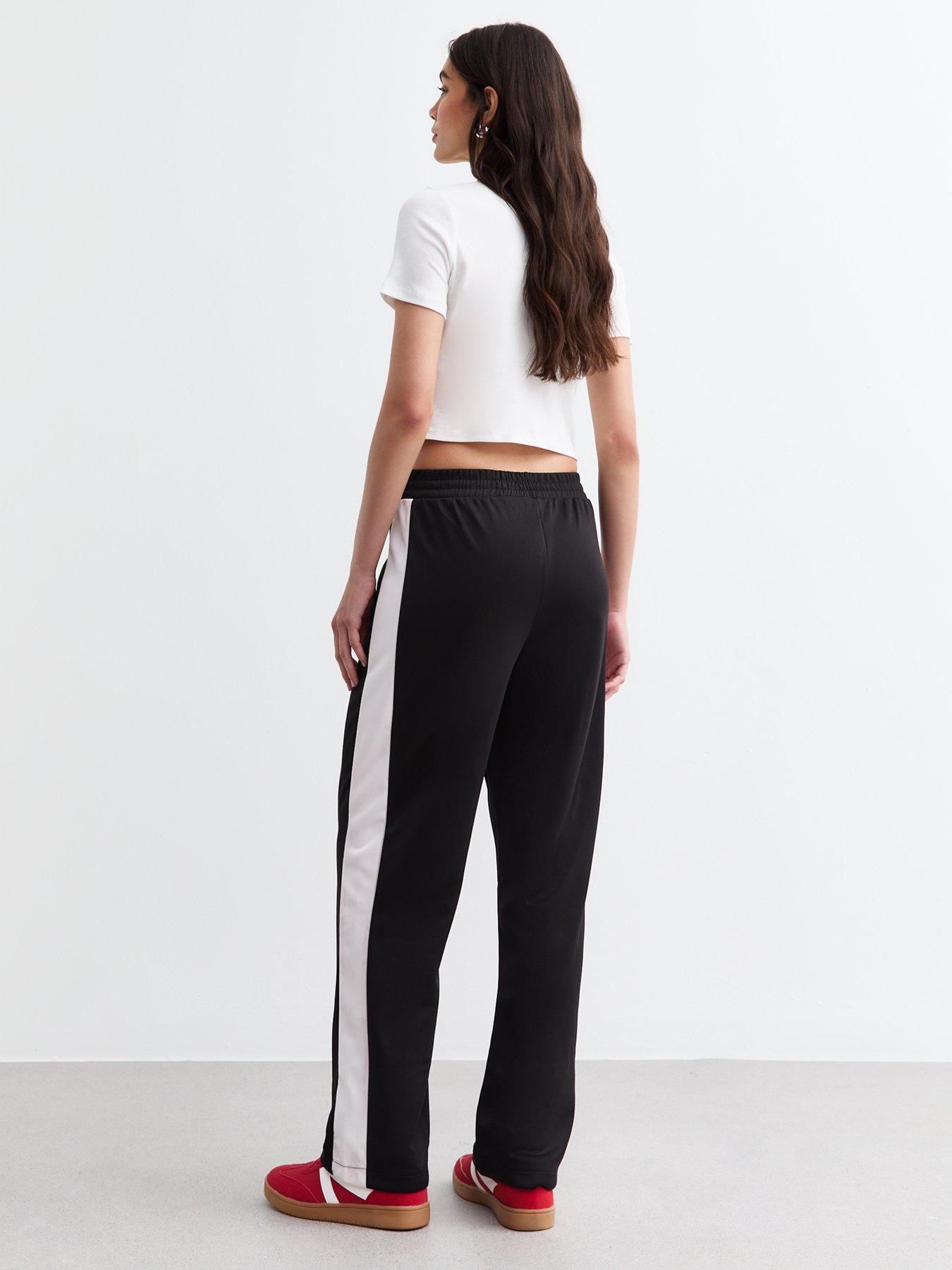 new-look-side-stripe-joggers-blackstillFront