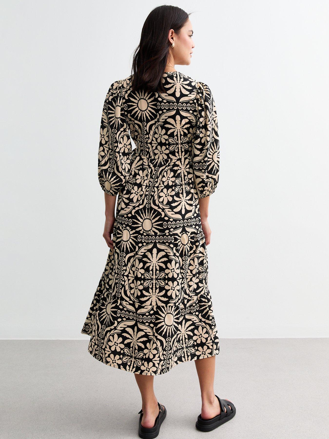 new-look-black-tile-pattern-wrap-front-midi-dressstillFront