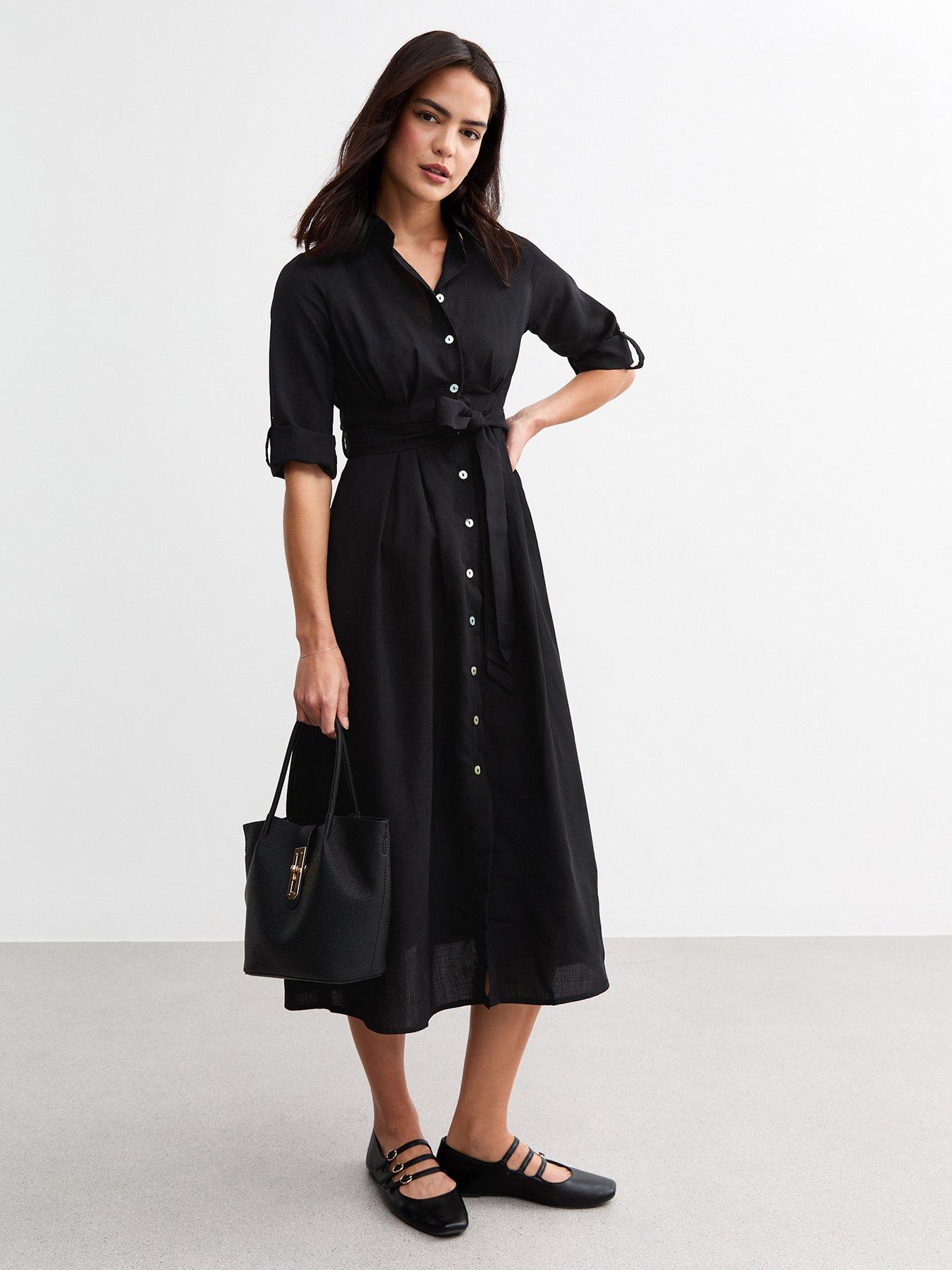 new-look-tie-waist-midi-shirt-dress-blackback