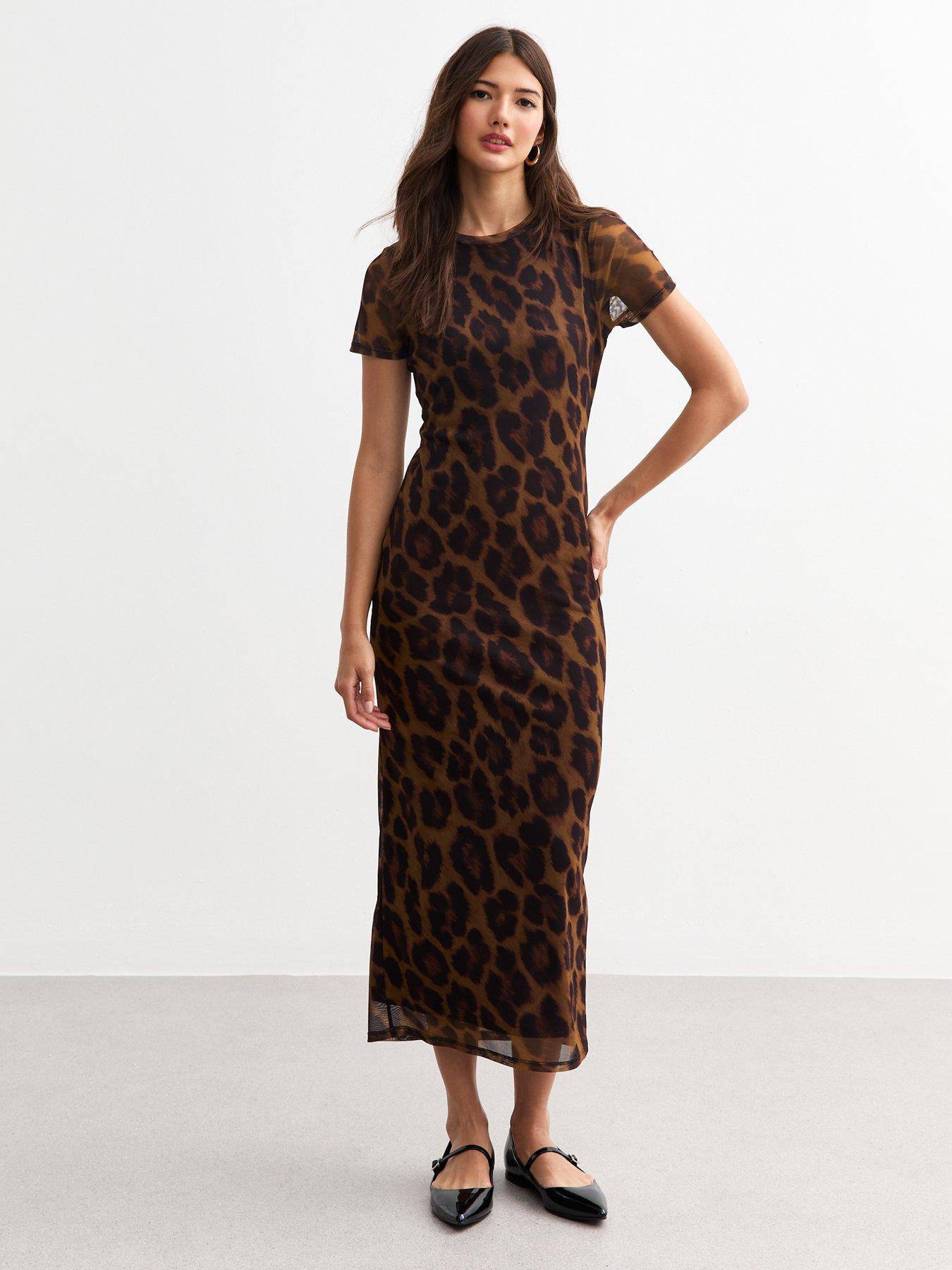 new-look-leopard-mesh-midi-dress-print