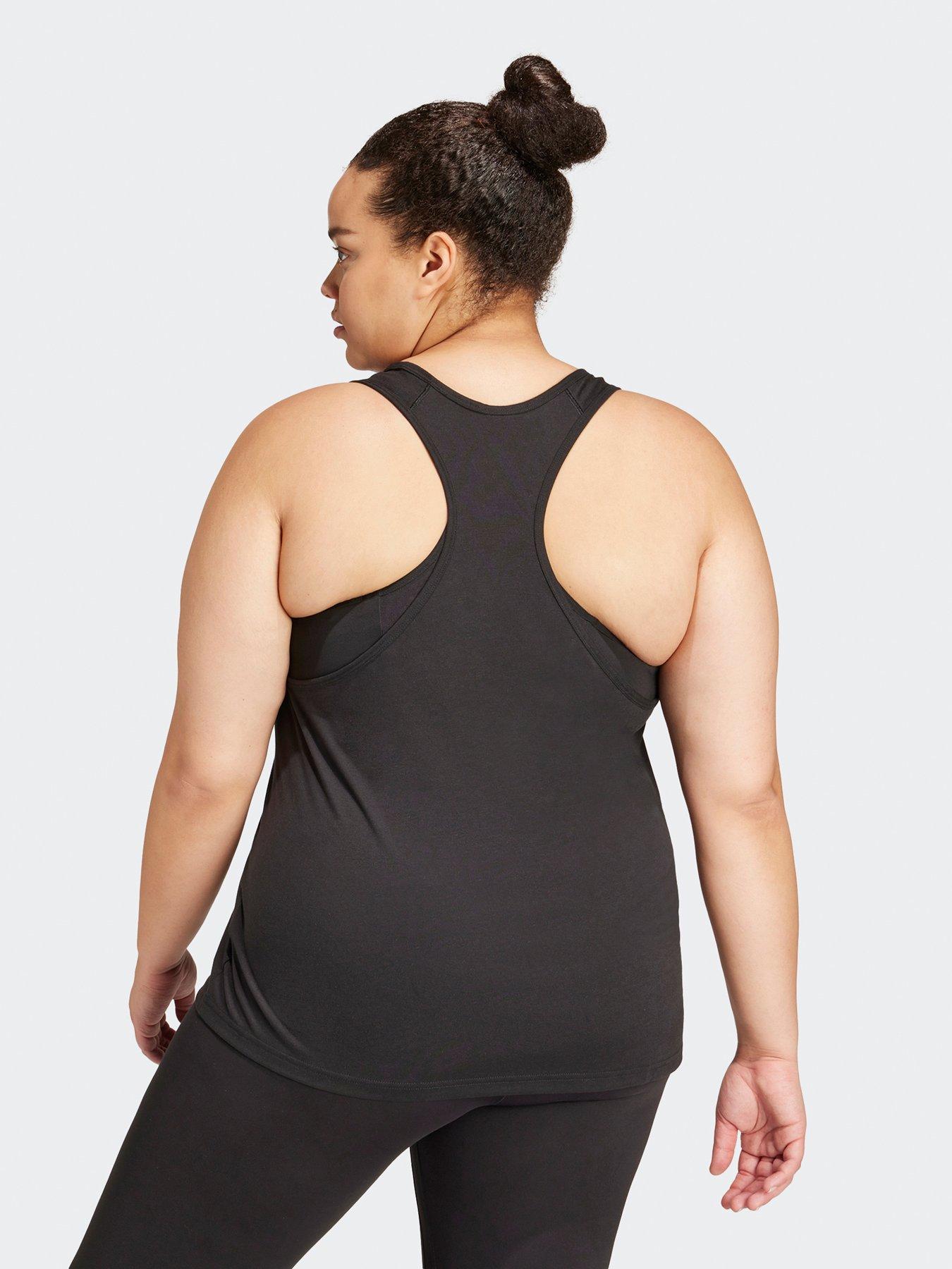 adidas-womens-plus-size-train-essentials-tank-blackstillFront