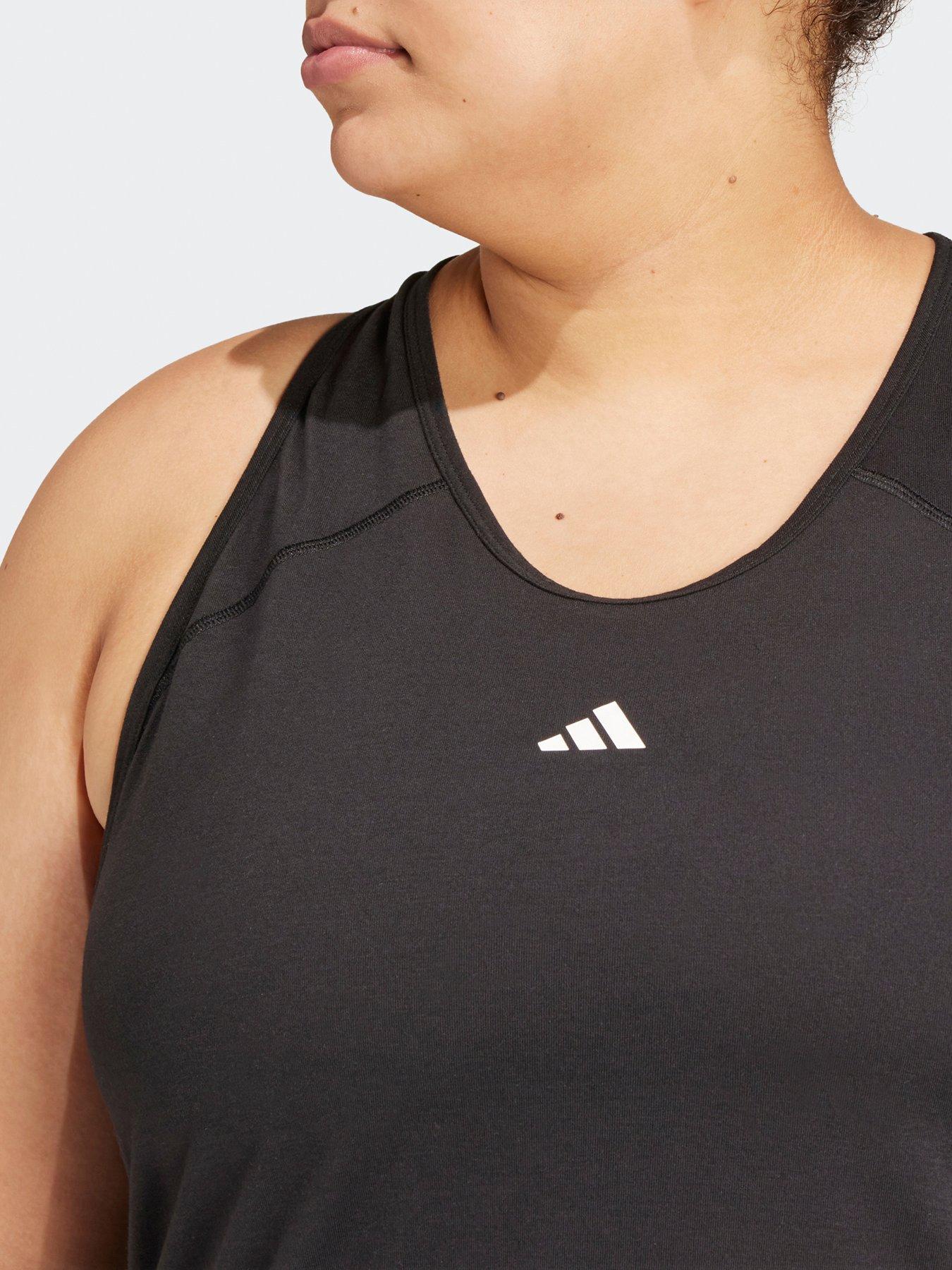 adidas-womens-plus-size-train-essentials-tank-blackoutfit