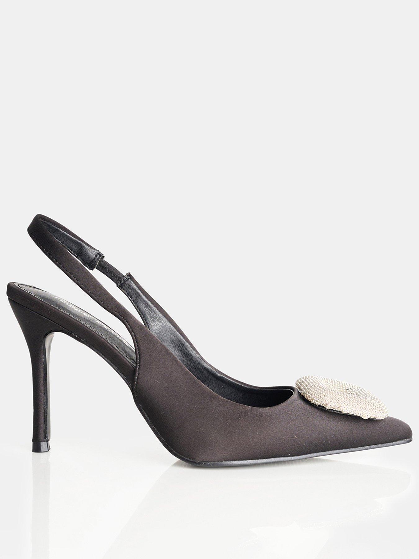 public-desire-wide-fit-floss-satin-slingback-heel-black