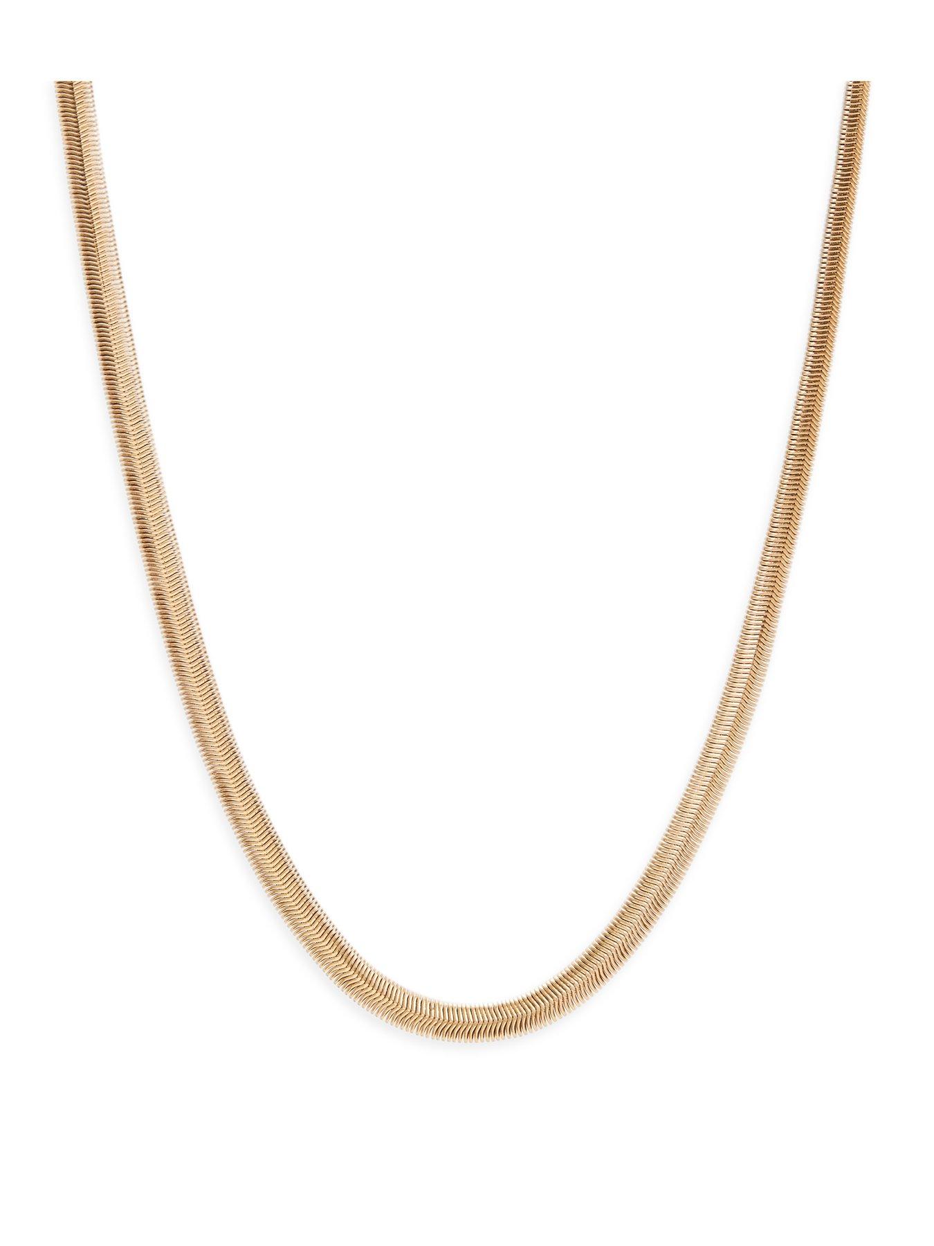 allsaints-snake-chain-collar-necklace-goldback