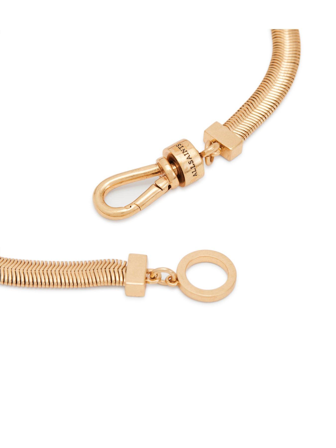 allsaints-snake-chain-collar-necklace-goldoutfit