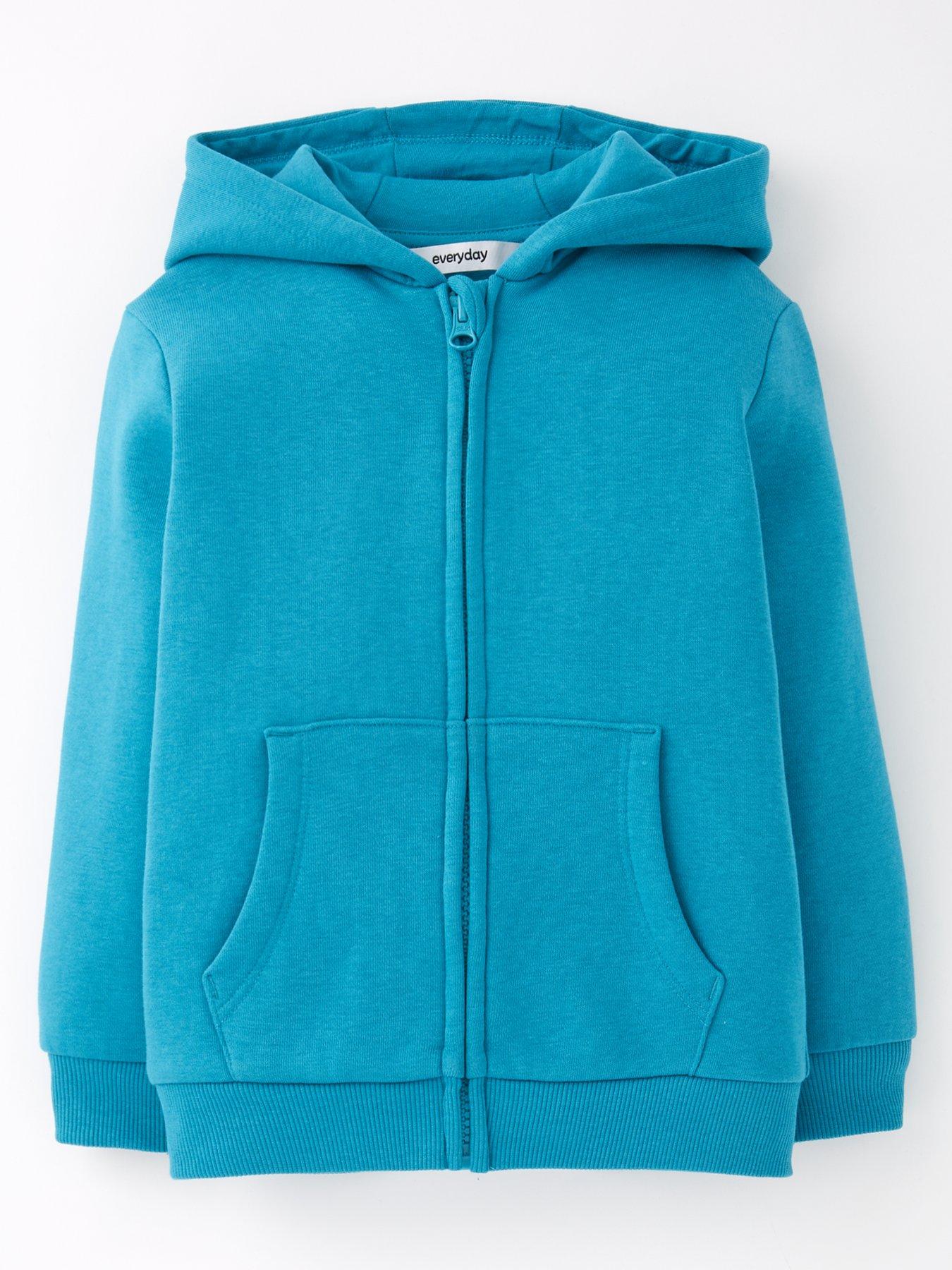 Everyday Boys Zip Through Hoodie - Green