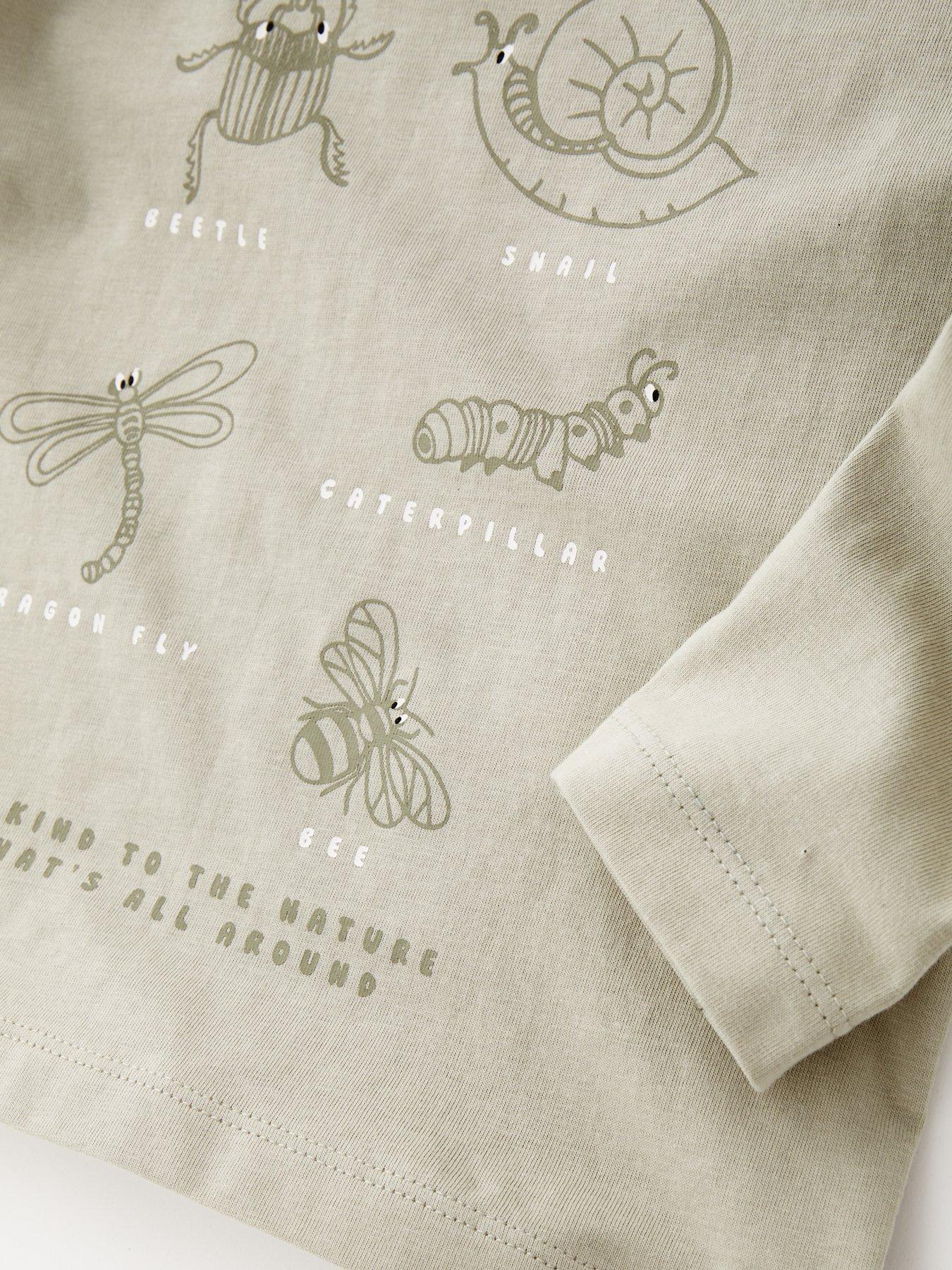 everyday-boys-insect-print-long-sleeve-t-shirt-greendetail