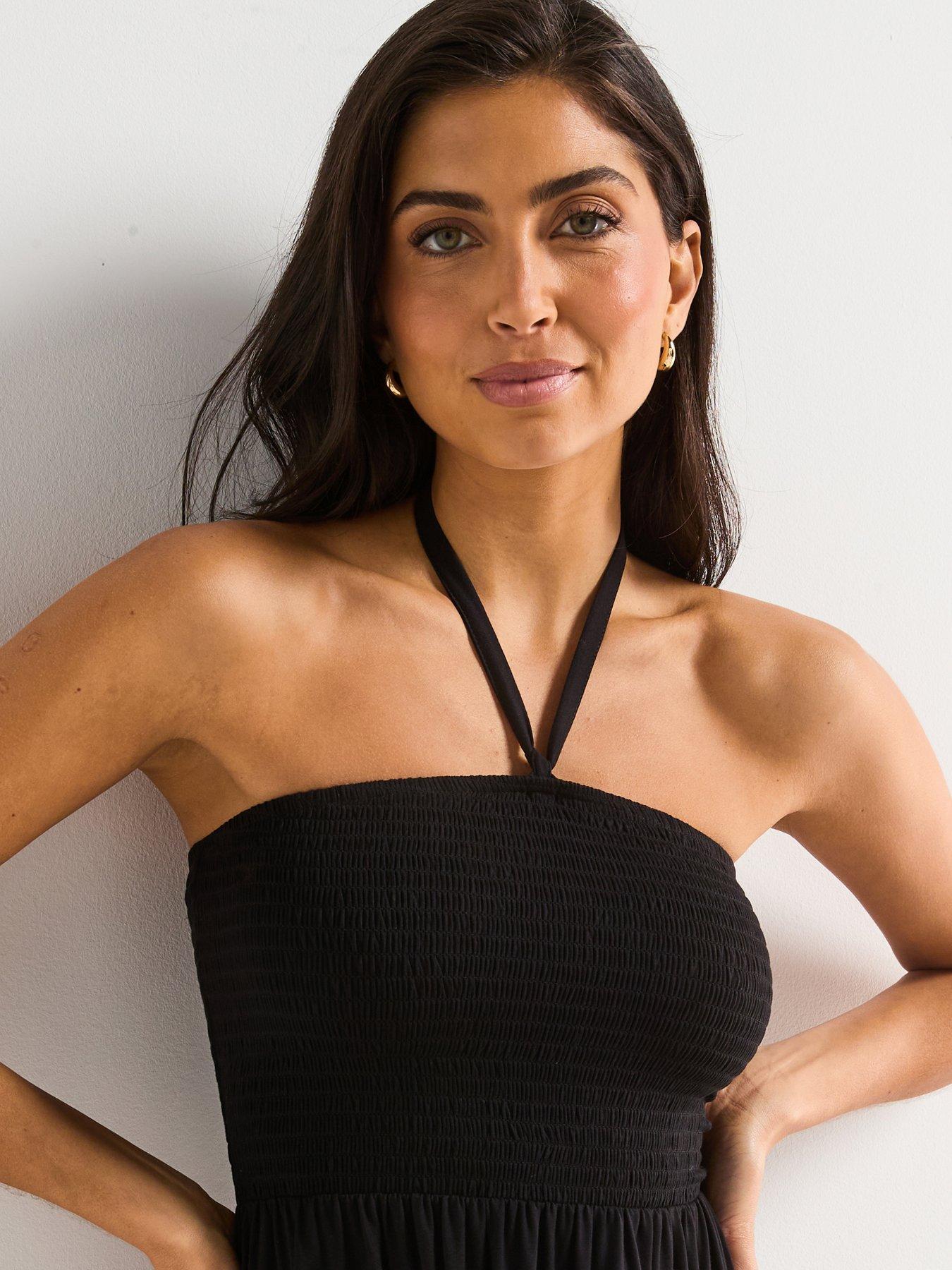 the-very-collection-shirred-detachable-strap-mini-dressdetail