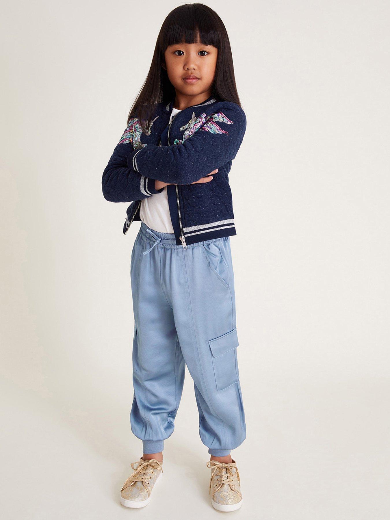 monsoon-girls-satin-cargo-trousers-blue