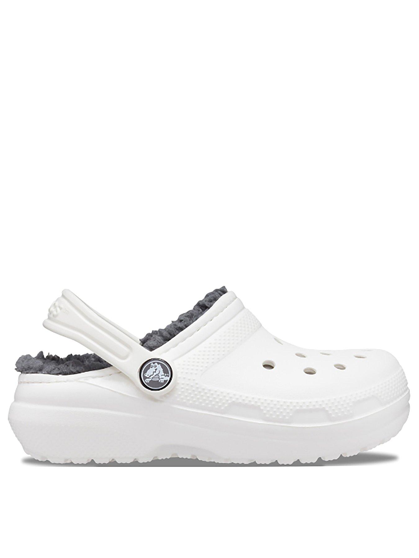 crocs-kids-classic-lined-clog-sandal-white