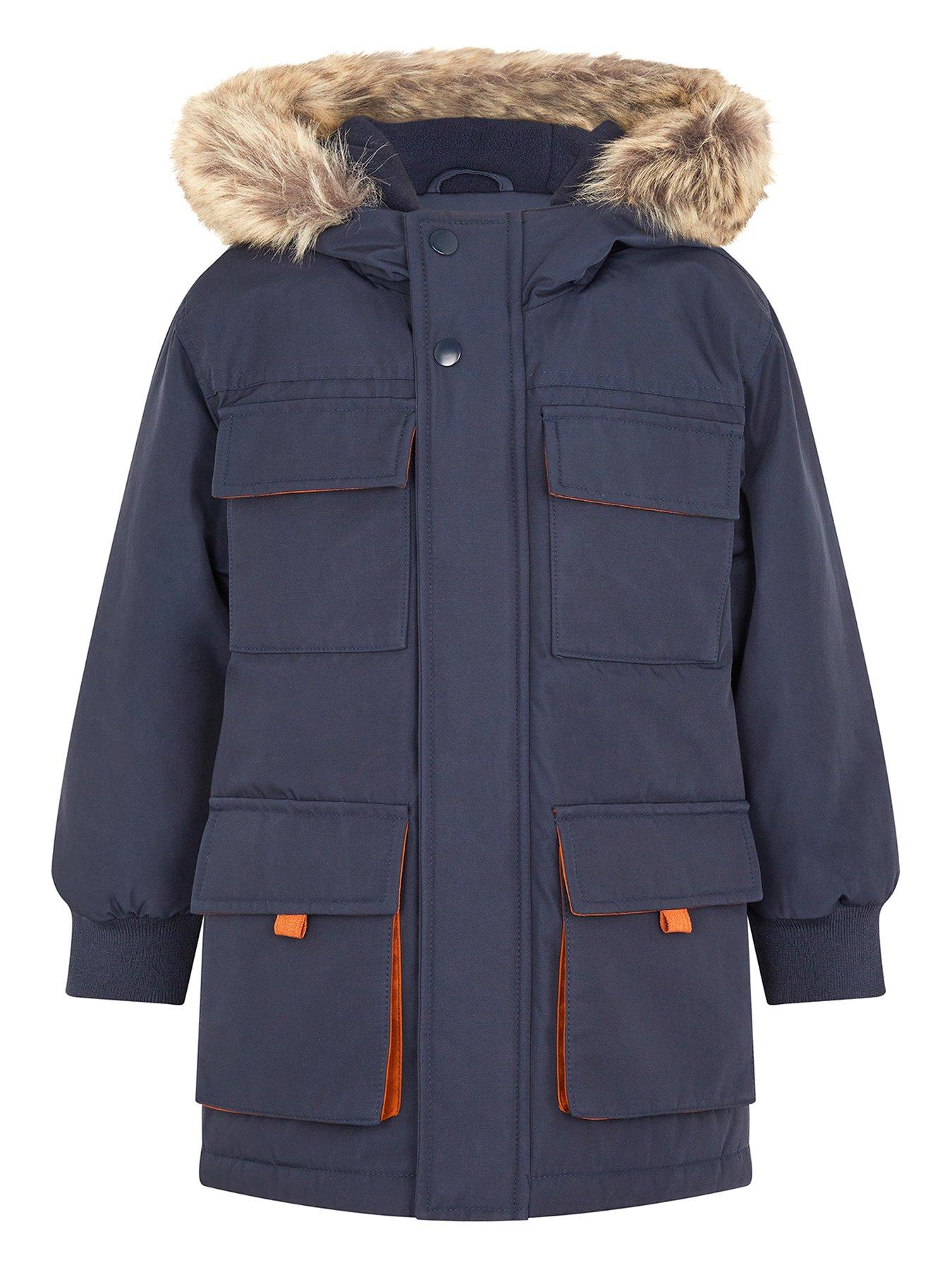 monsoon-boys-canvas-longline-parka-navy