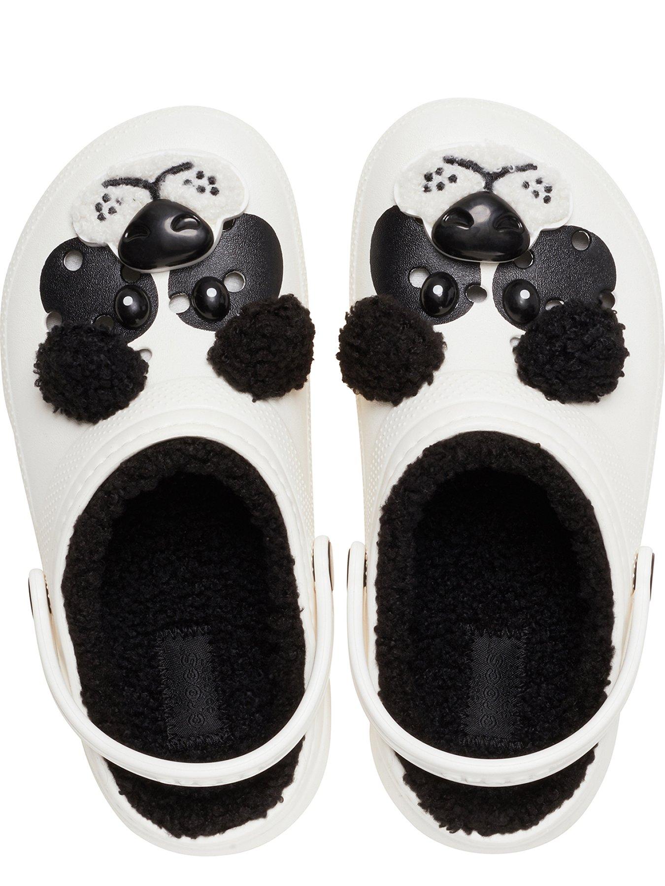 crocs-kids-classic-lined-pandabear-clog-whiteoutfit