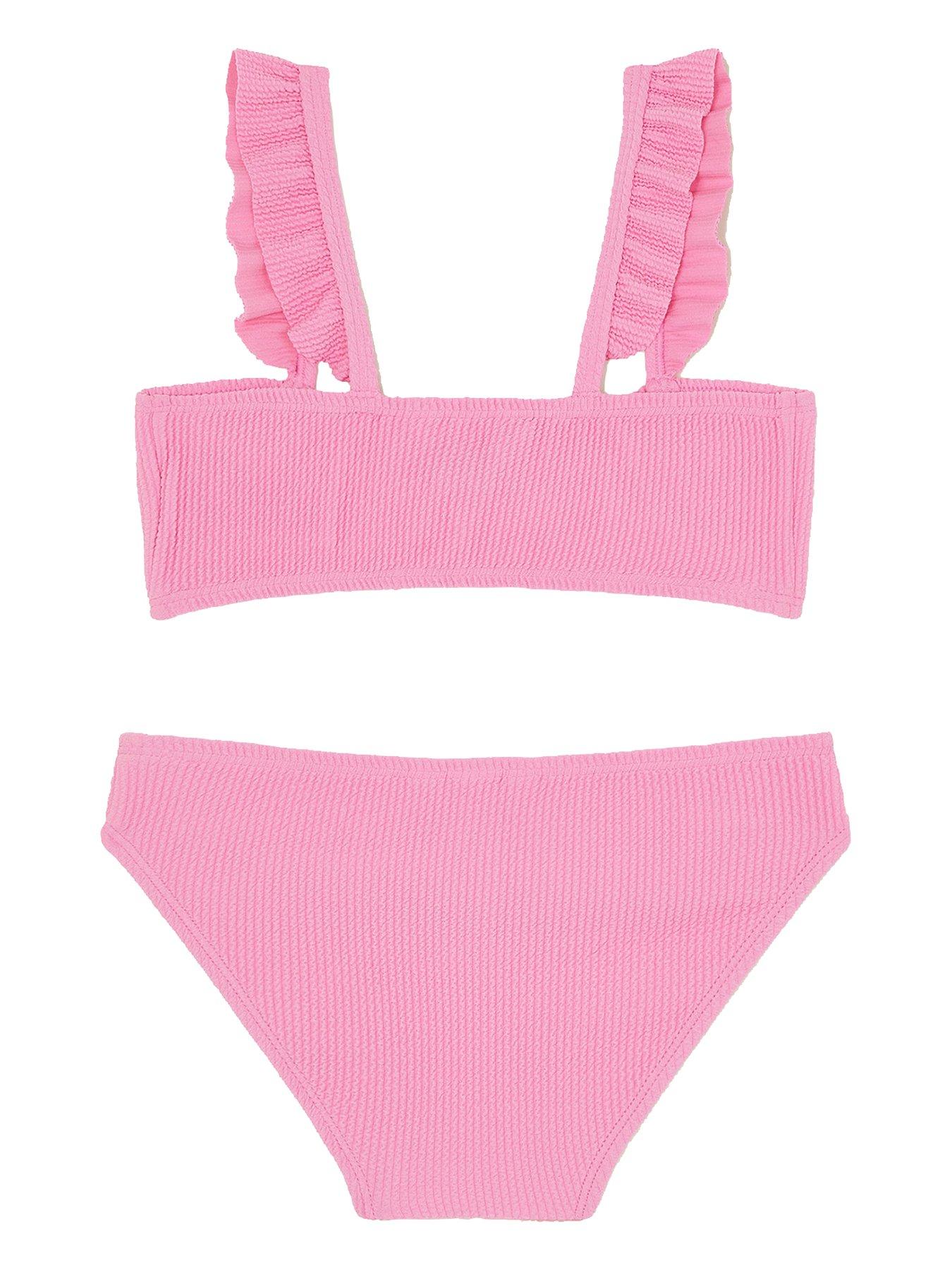 monsoon-girls-tie-bow-texture-bikini-pinkback