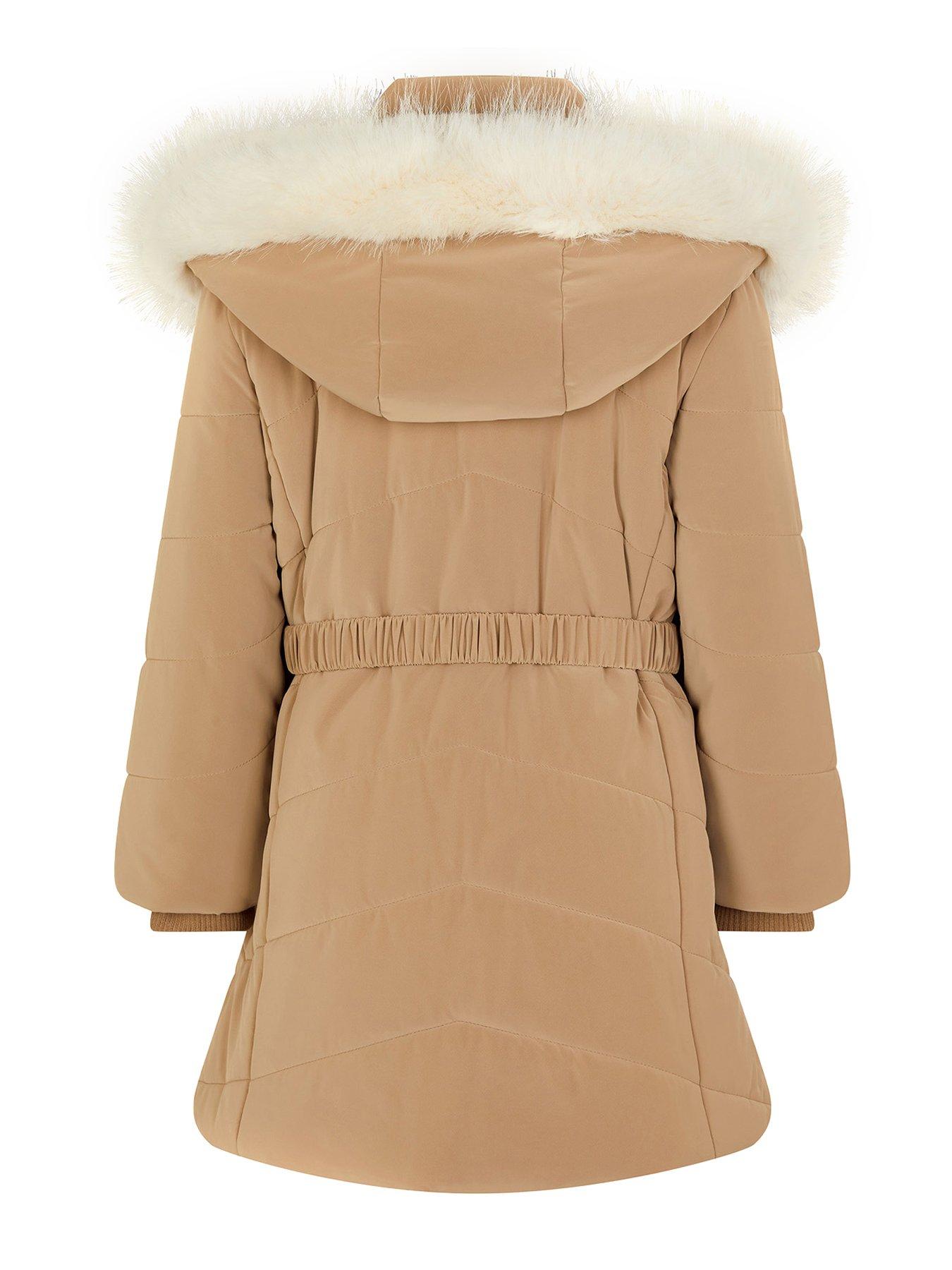 monsoon-girls-belted-padded-faux-fur-trim-coat-brownback